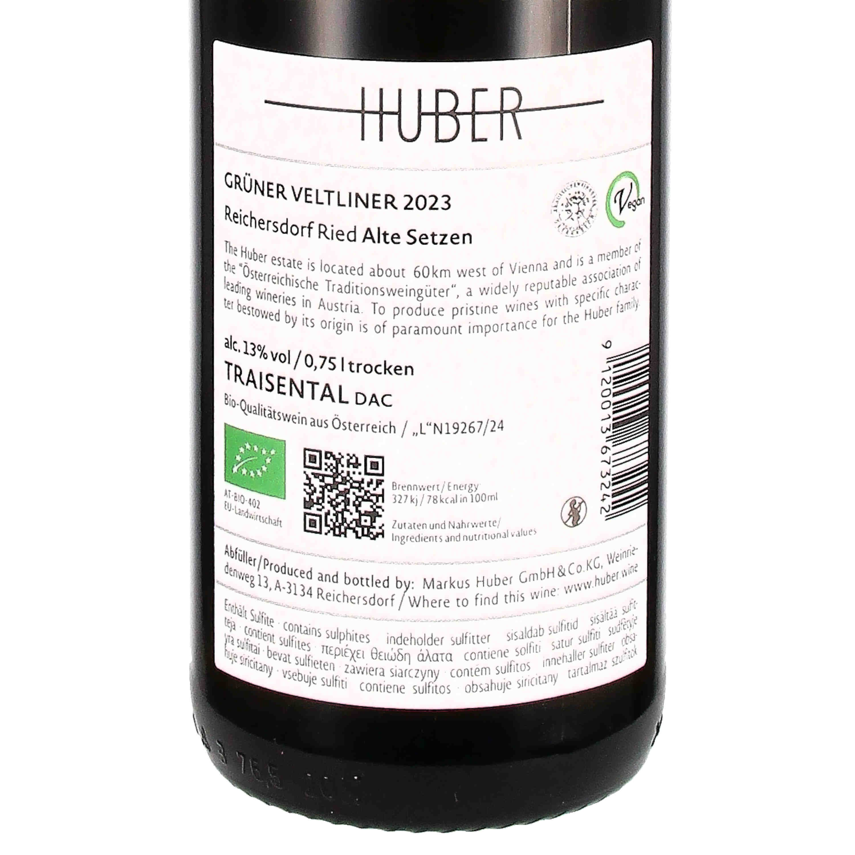 Grüner Veltliner Alte Setzen Erste Lage ÖTW 2023Traisental D.A.C. (bio)