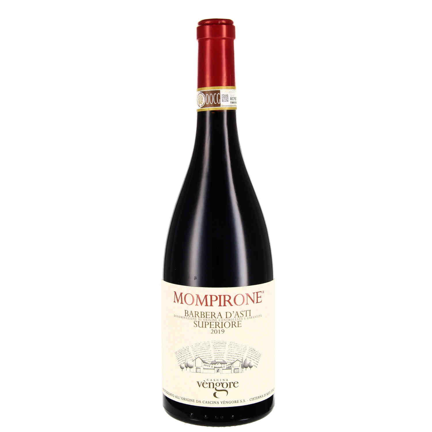 Barbera d'Asti Superiore Mompirone DOCG 2019 (bio)