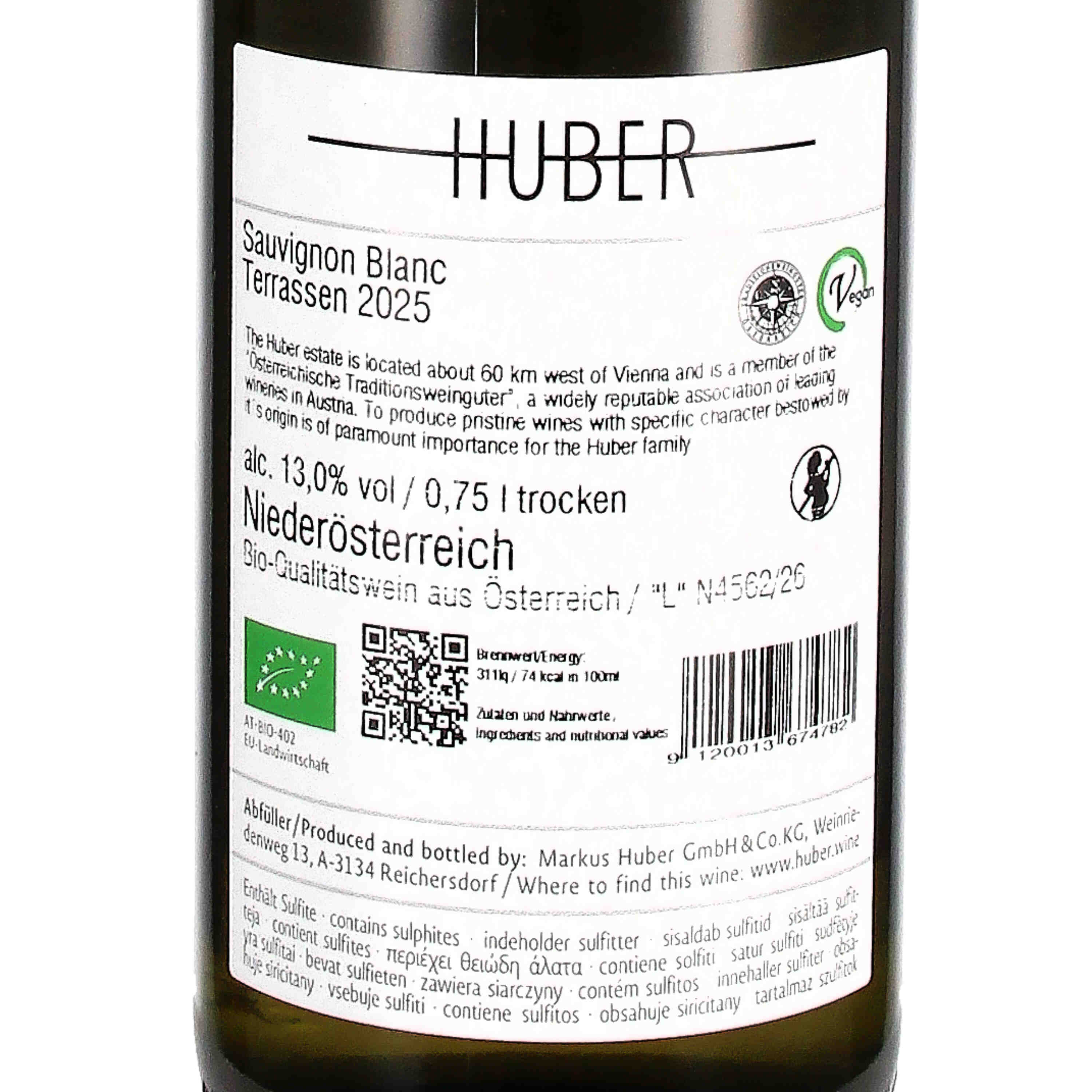 Sauvignon Blanc "Terrassen" 2025  (bio)