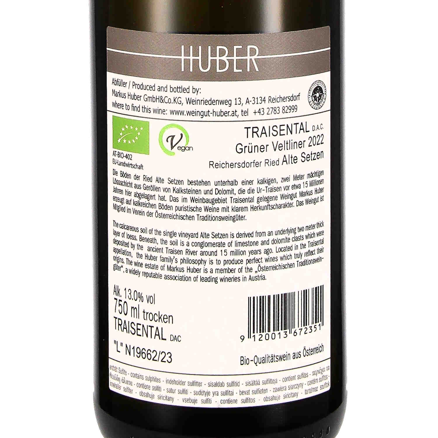 Grüner Veltliner Alte Setzen Erste Lage ÖTW 2022Traisental D.A.C. (bio)