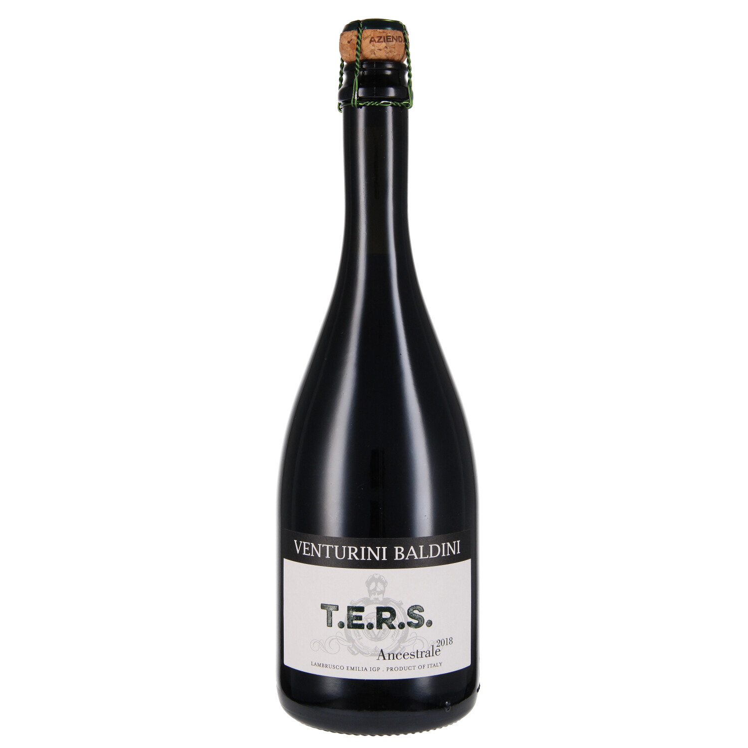 Lambrusco Spumante Ancestral T.e.r.s.Rosso IGP Emilia  (bio)  2018