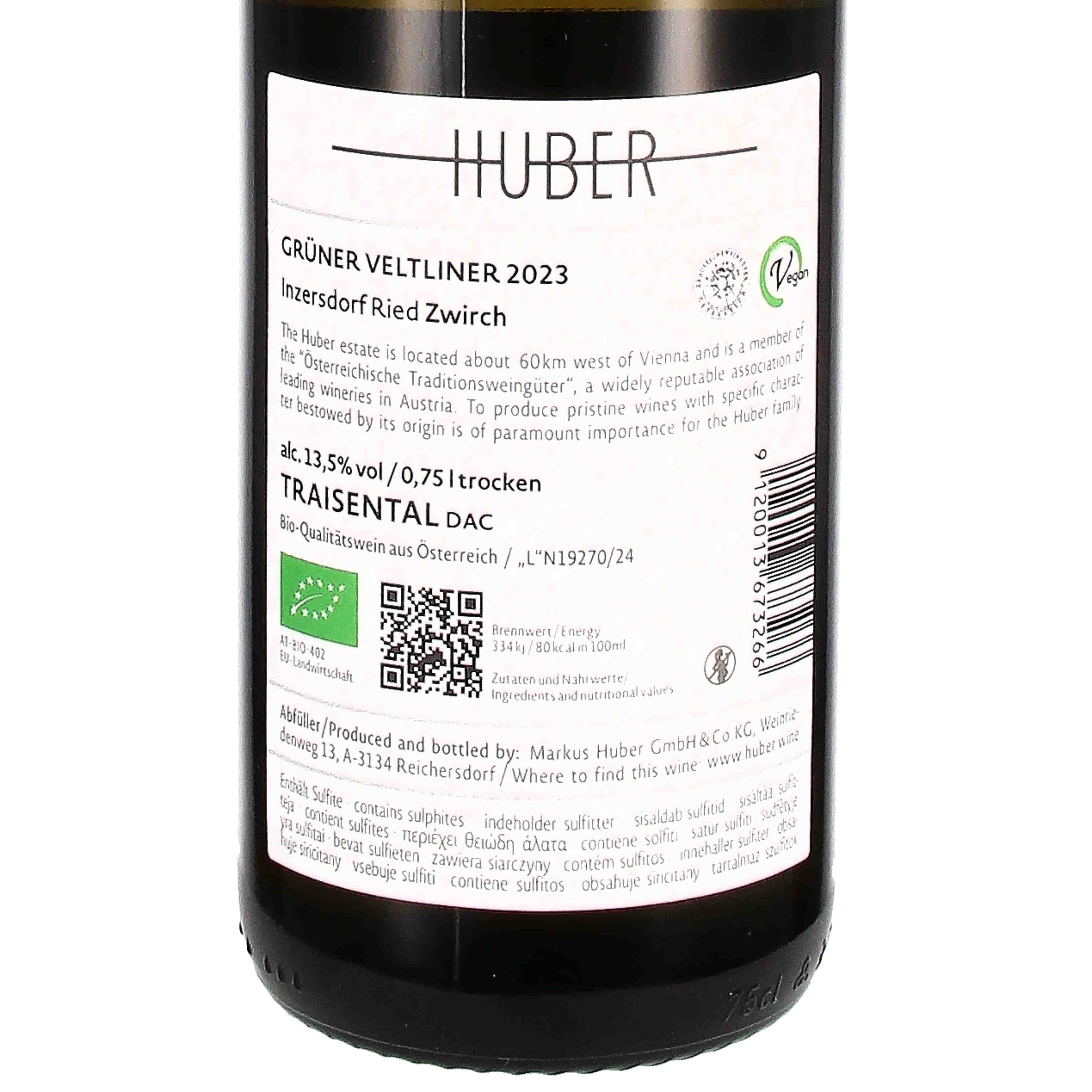 Grüner Veltliner „Zwirch“ Erste Lage 2023  (bio)