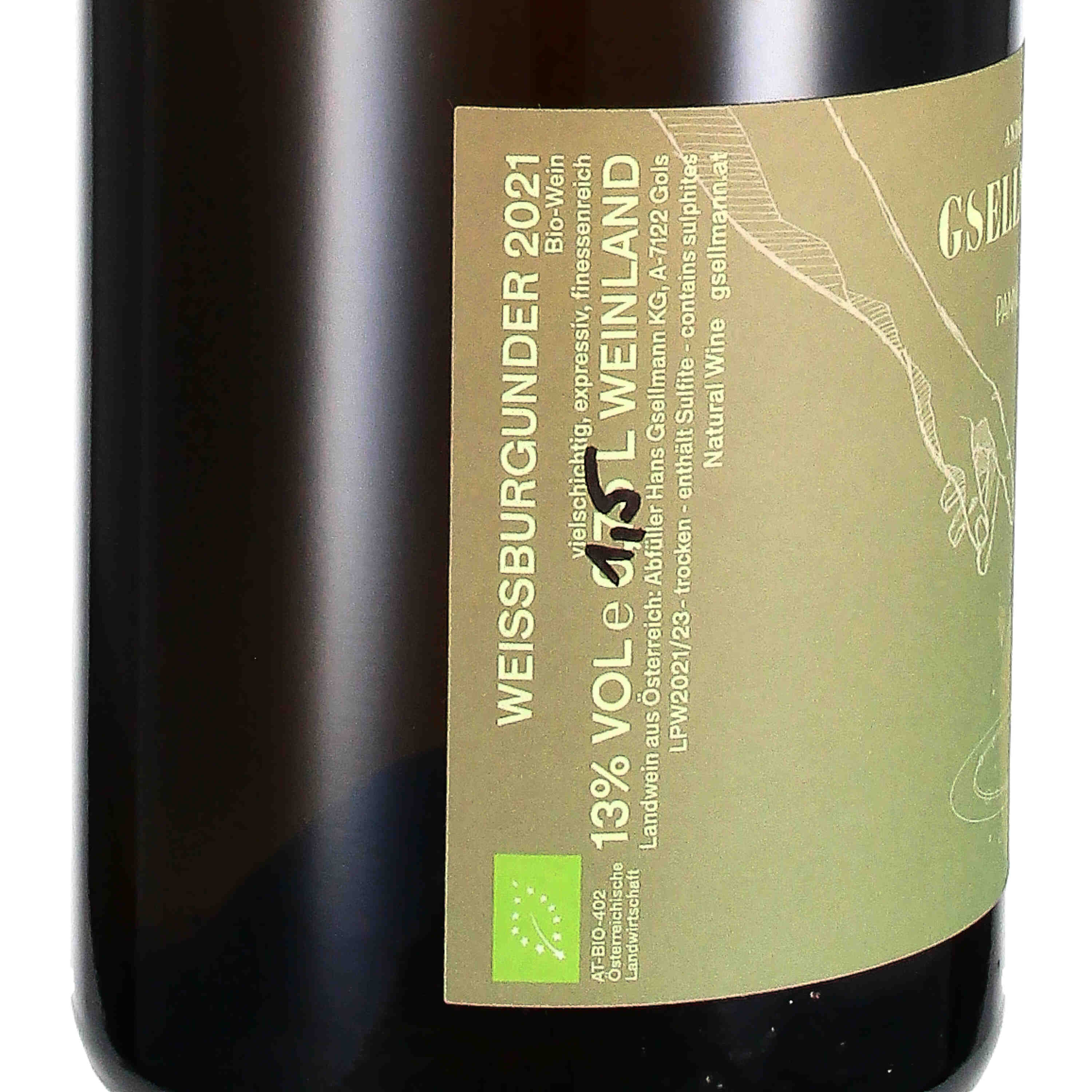 Pannobile Weissburgunder 2021 Magnum (bio)