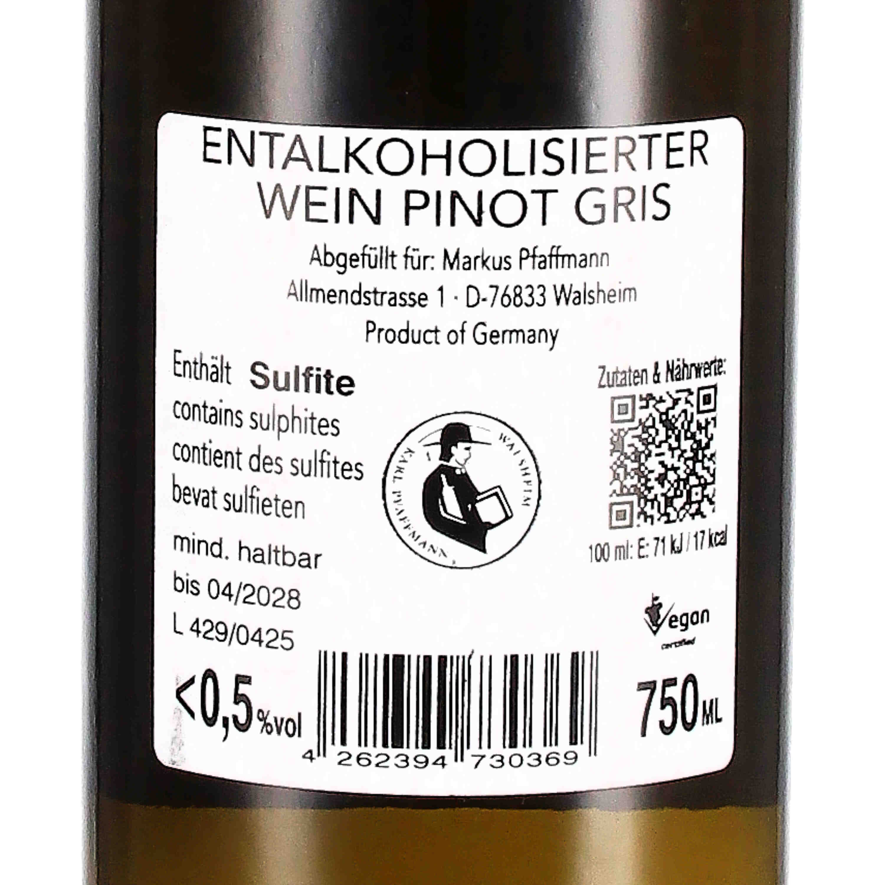 Pinot Gris Alkoholfrei