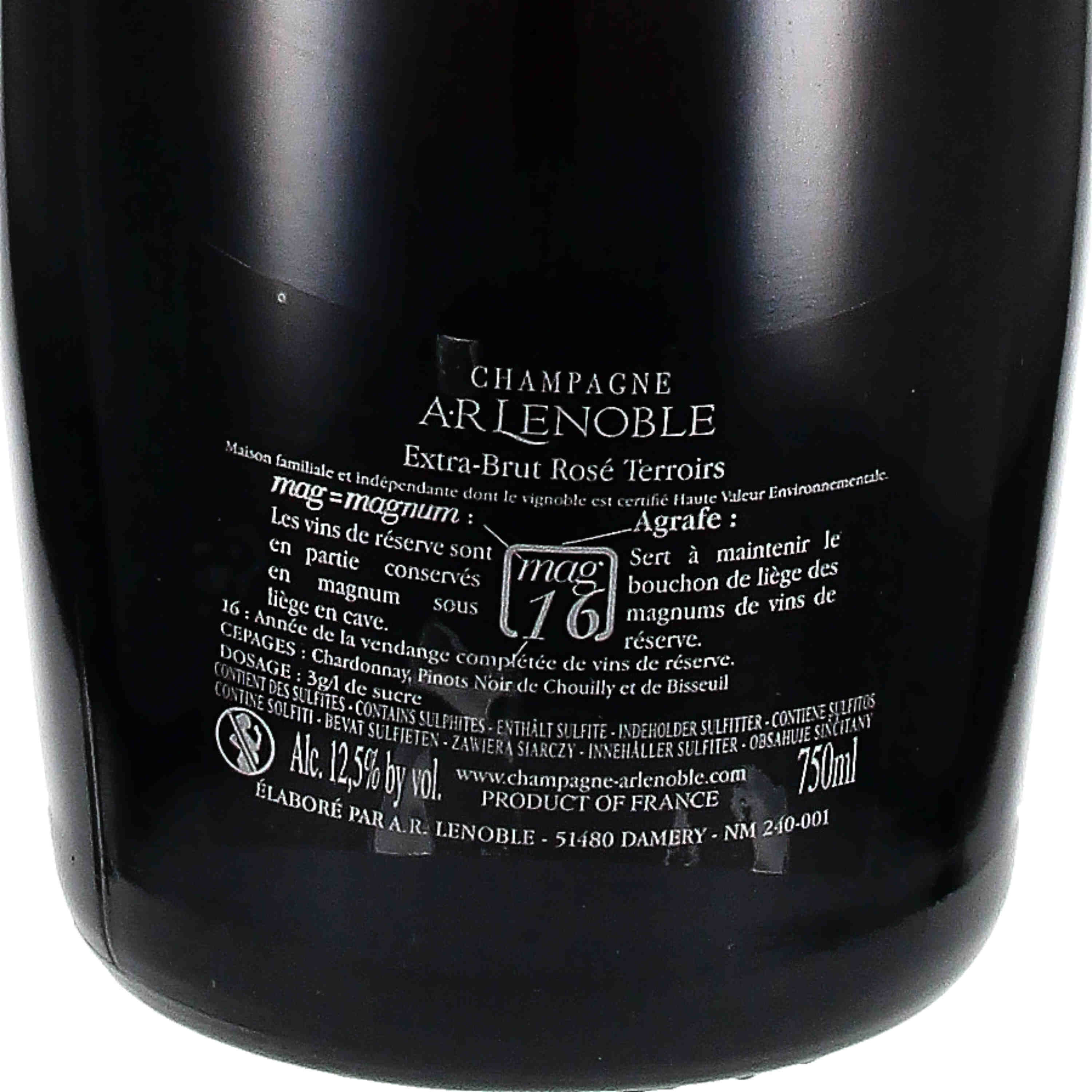 CHAMPAGNE "ROSÉ TERROIRS" Chouilly - Bisseuil extra-brut