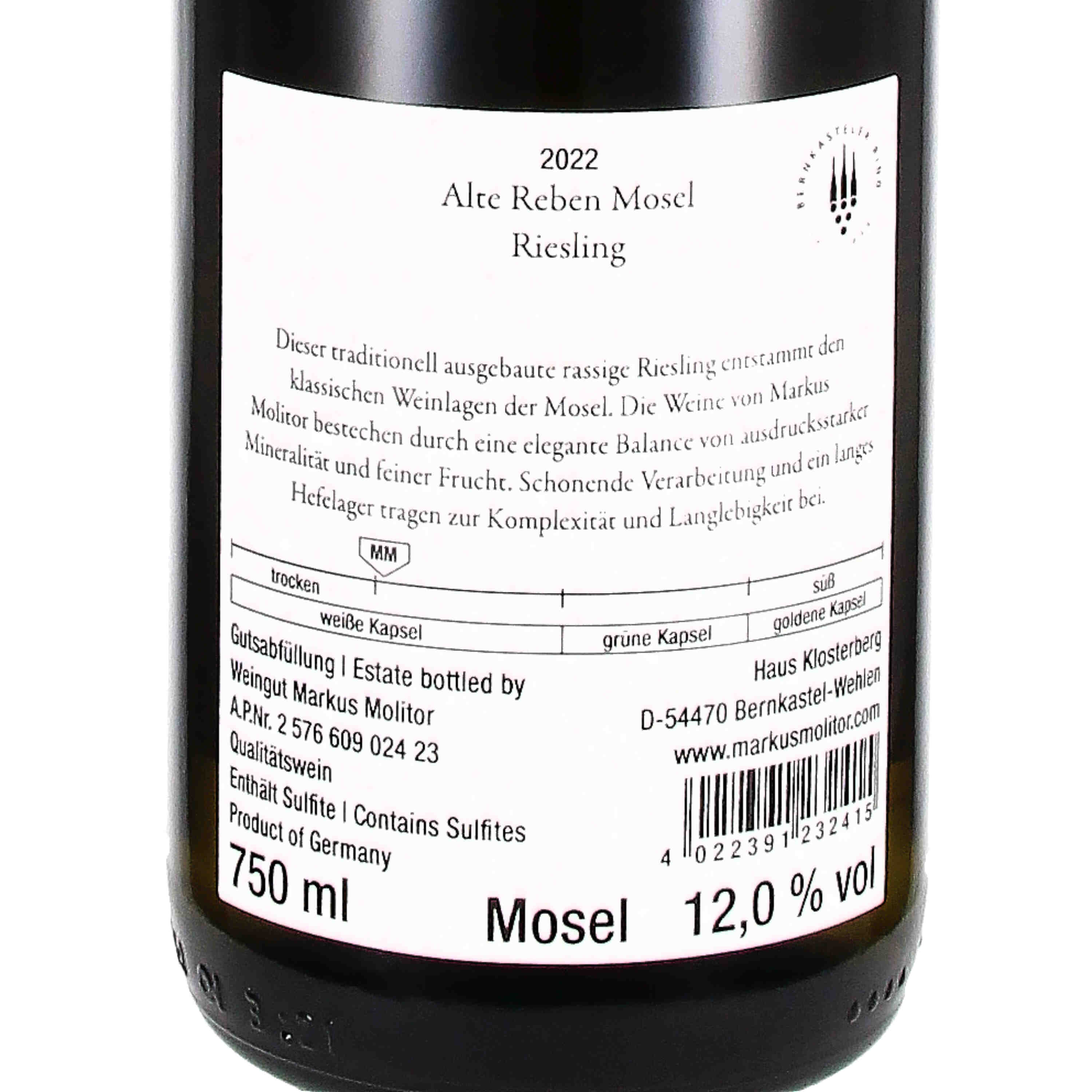 Riesling Alte Reben Mosel 2022