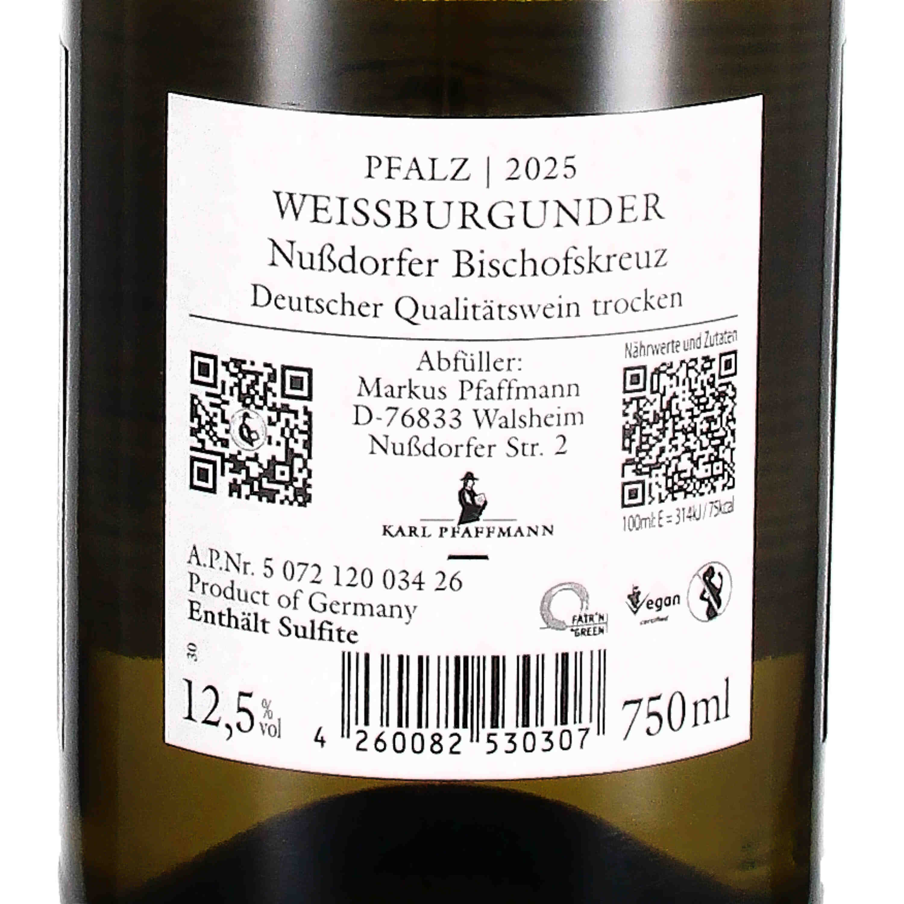 Weissburgunder "Nussdorfer Bischofskreuz" 2025