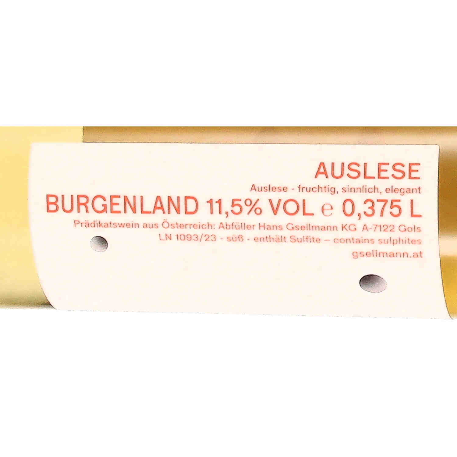 Auslese - halbe Flasche