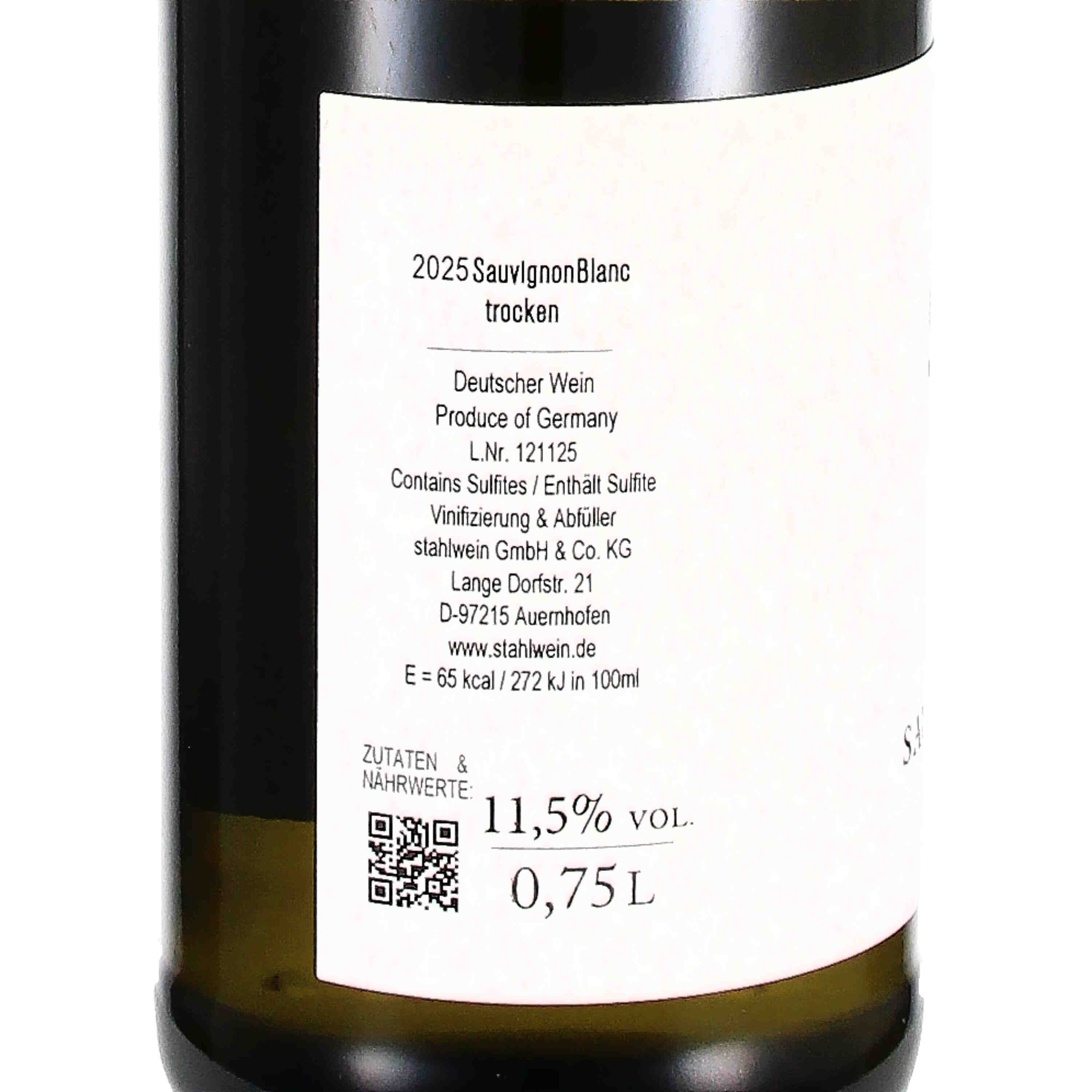 STAHL Sauvignon Blanc 2025