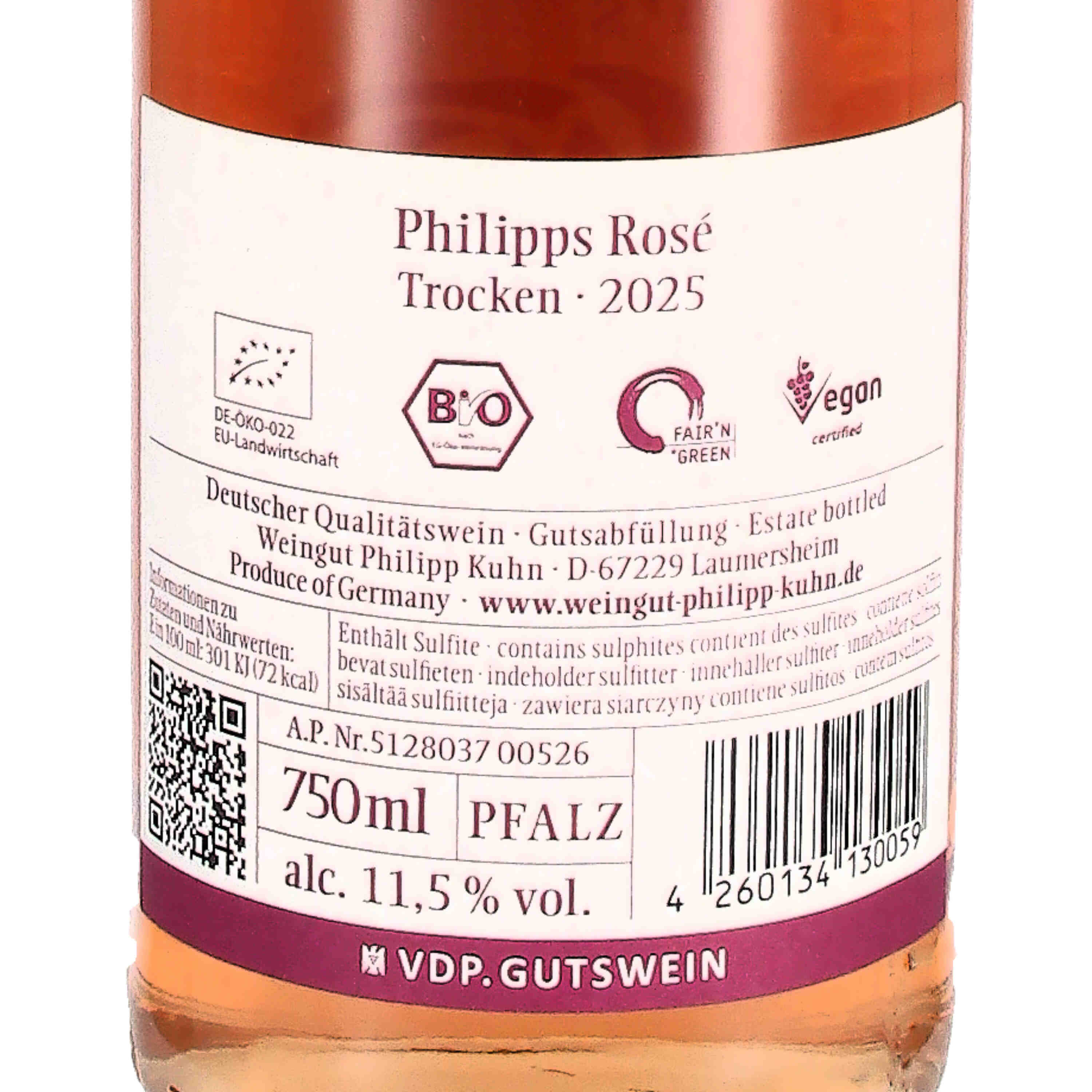 Rosé trocken 2025 (bio)