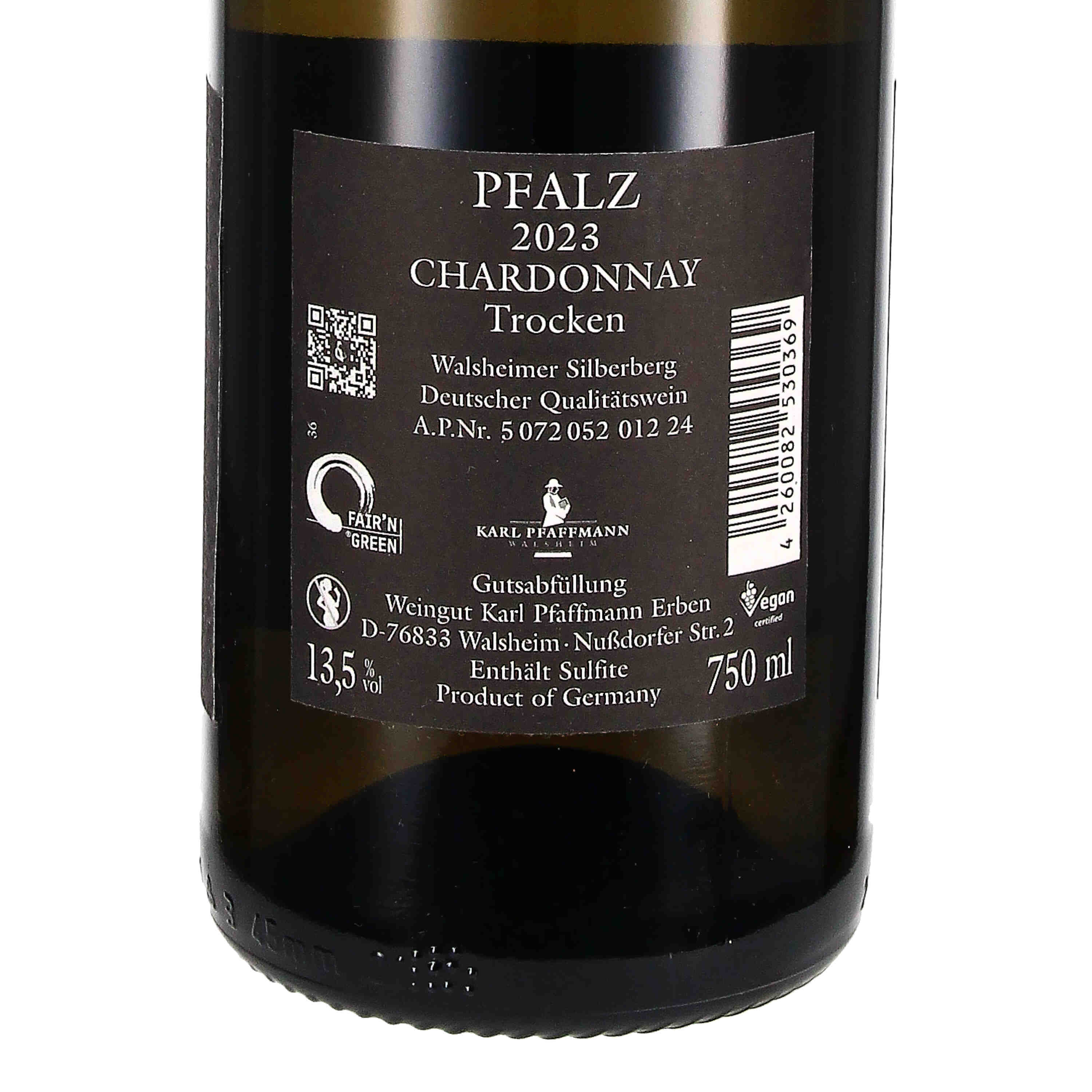 Chardonnay Selection trocken Walsheimer Silberberg 2023, QW