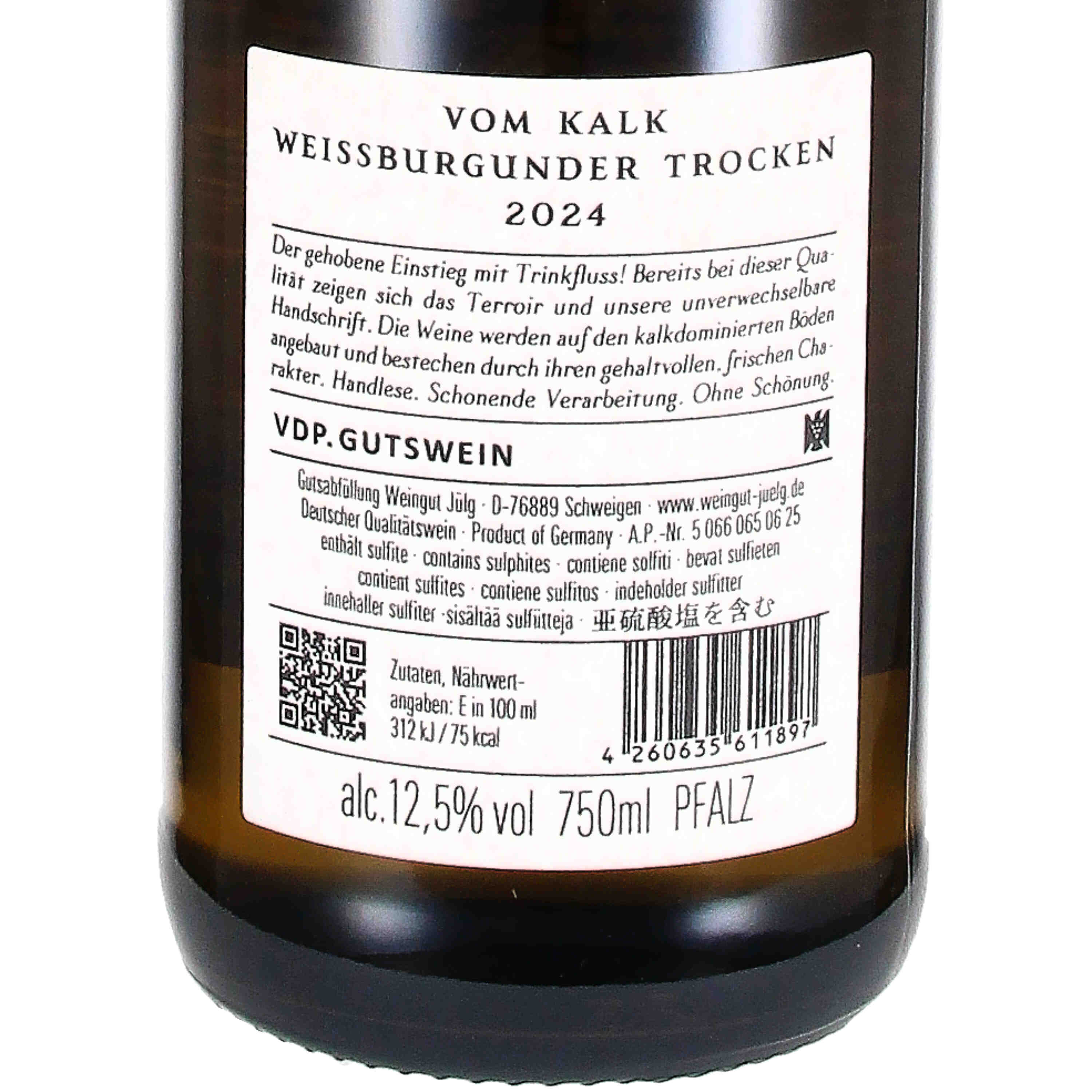 Weissburgunder Vom Kalk VDP.Gutswein 2024