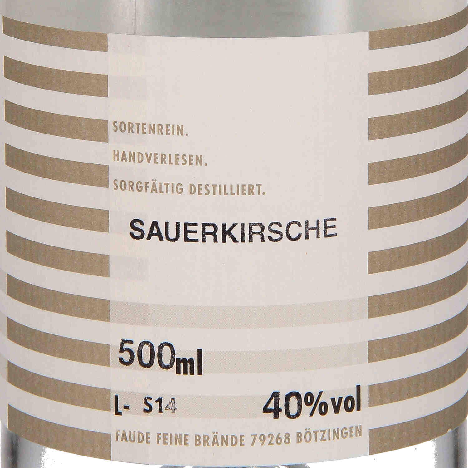 Sauerkirschwasser, 40 % Vol.