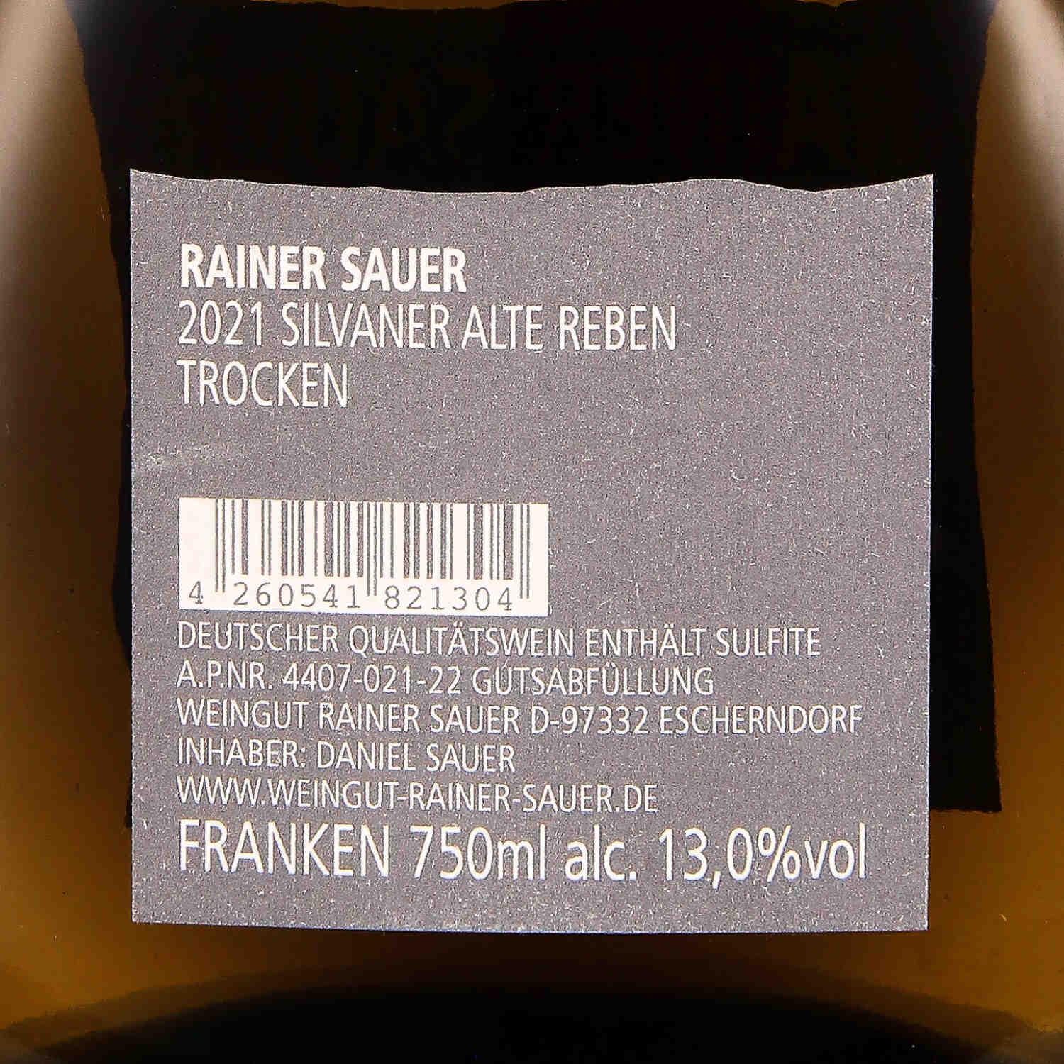 Silvaner Alte Reben Escherndorf 2021, Qw