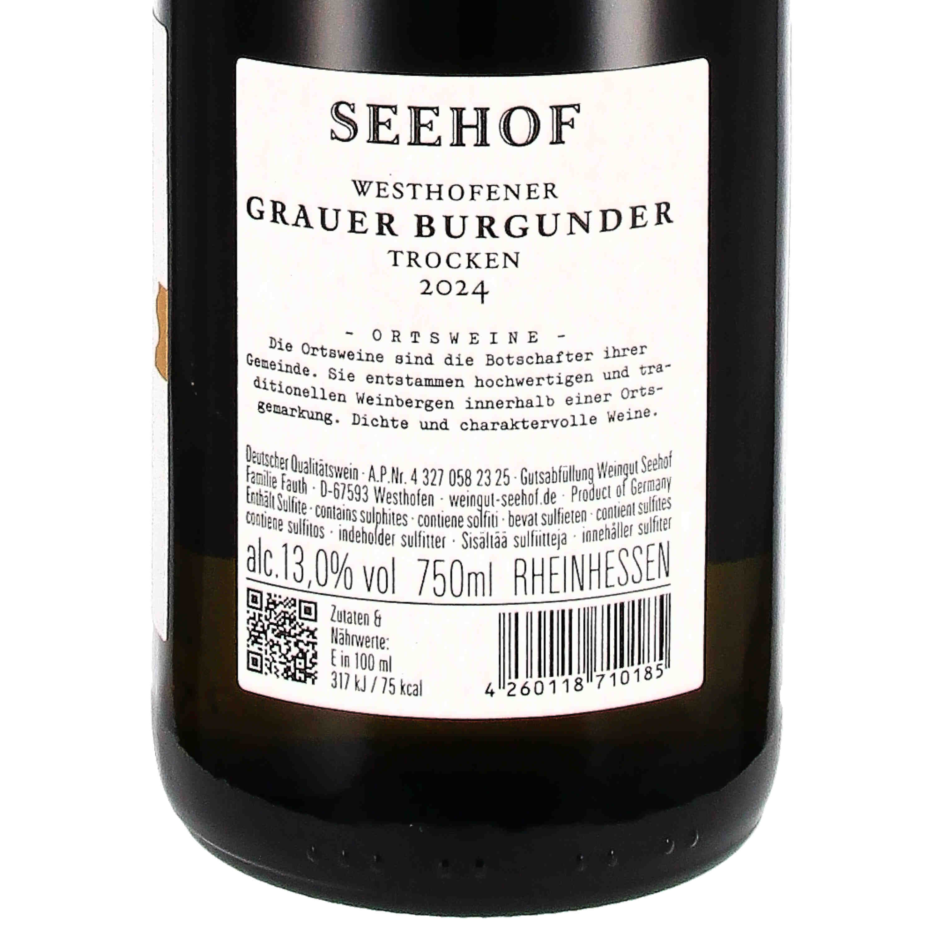 Grauer Burgunder "Vom Kalkstein" 2024