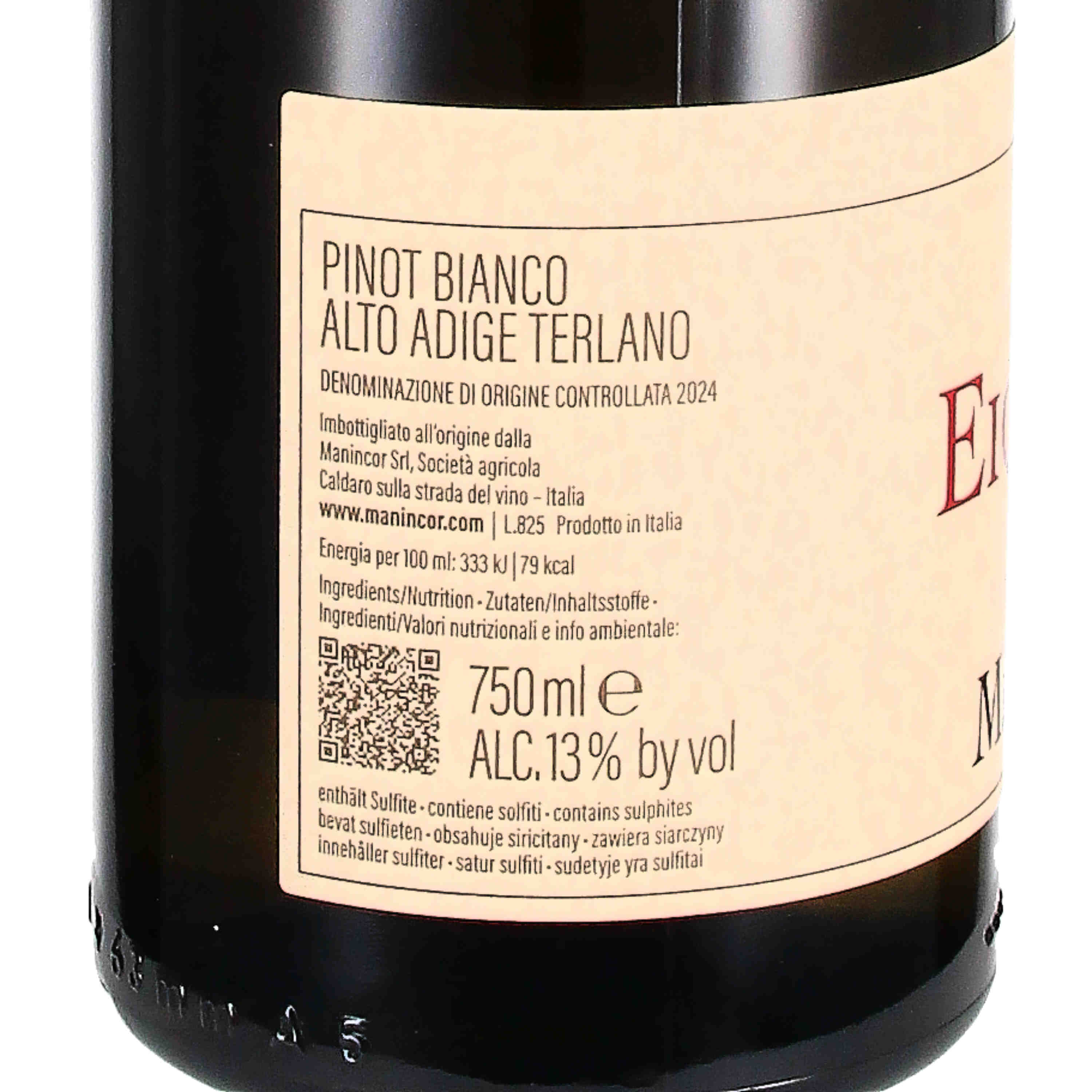Pinot Bianco Terlan DOC Eichhorn 2024  (Bio)