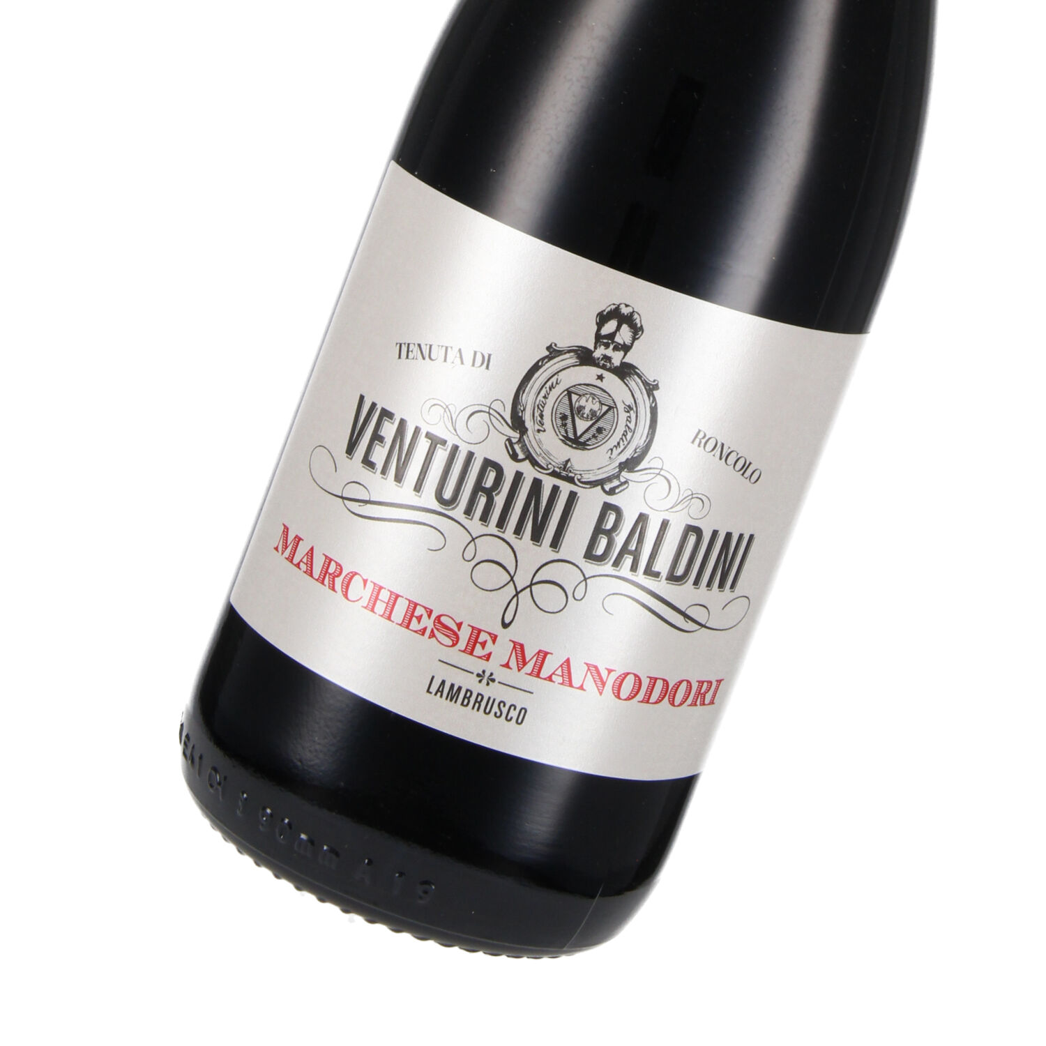 Marchese Manodori  Lambrusco frizzante Rosso secco DOP Reggiano  (bio)