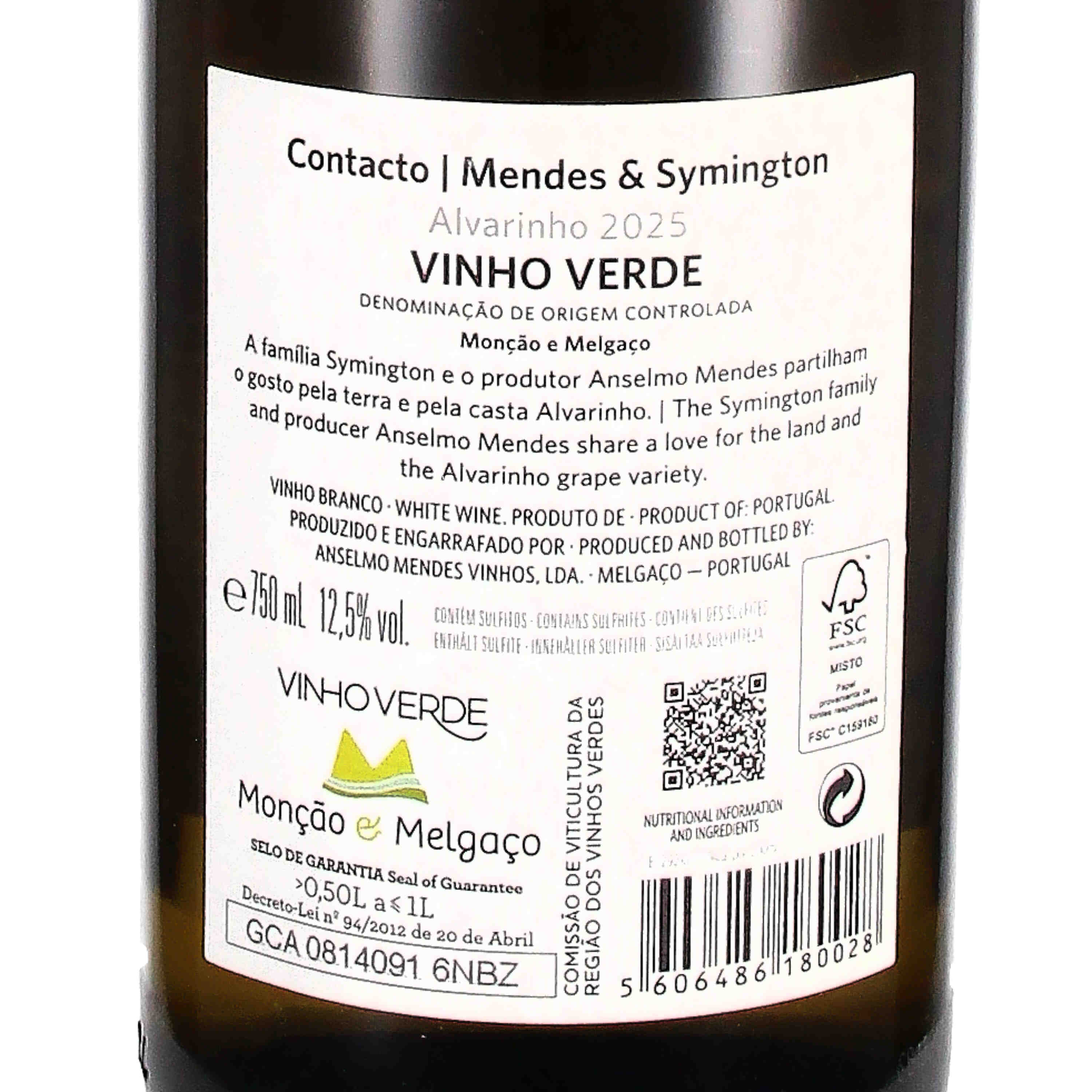 Contacto Alvarinho DOC Vinho Verde 2025