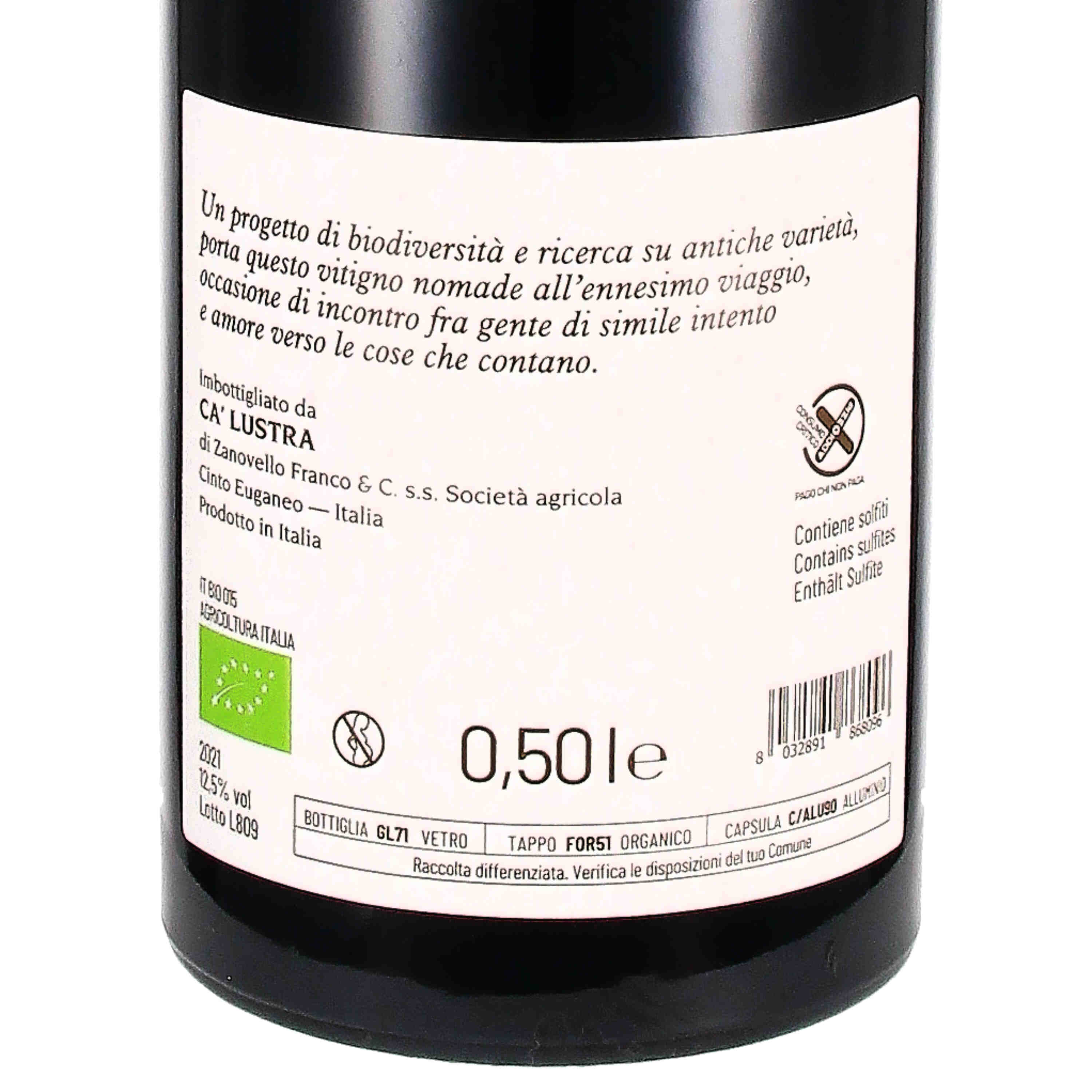 Nero Musqué Vino Rosso 2021 - halber Liter (bio)