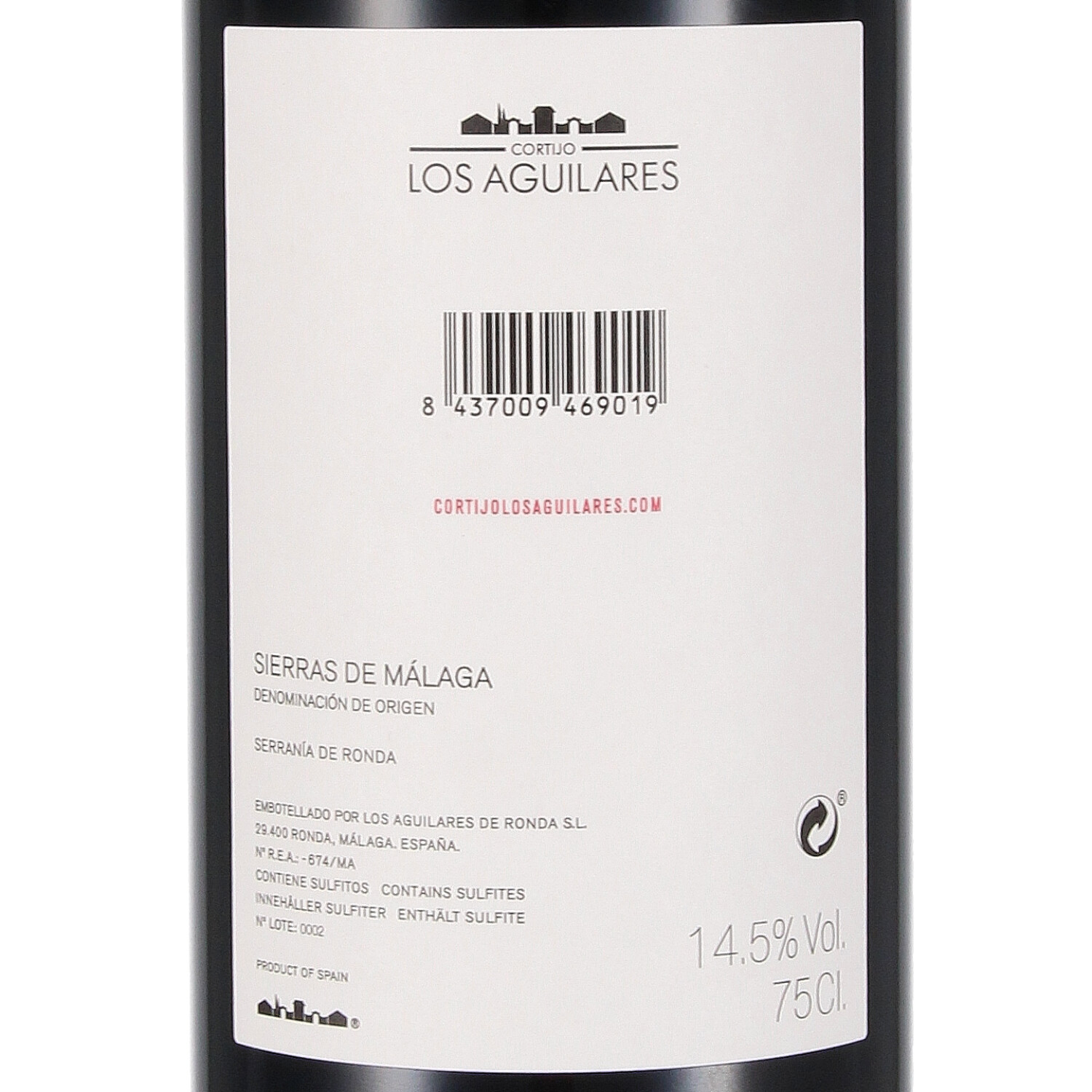 Los Aguilares Tinto Sierras de Málaga D.O. 2019