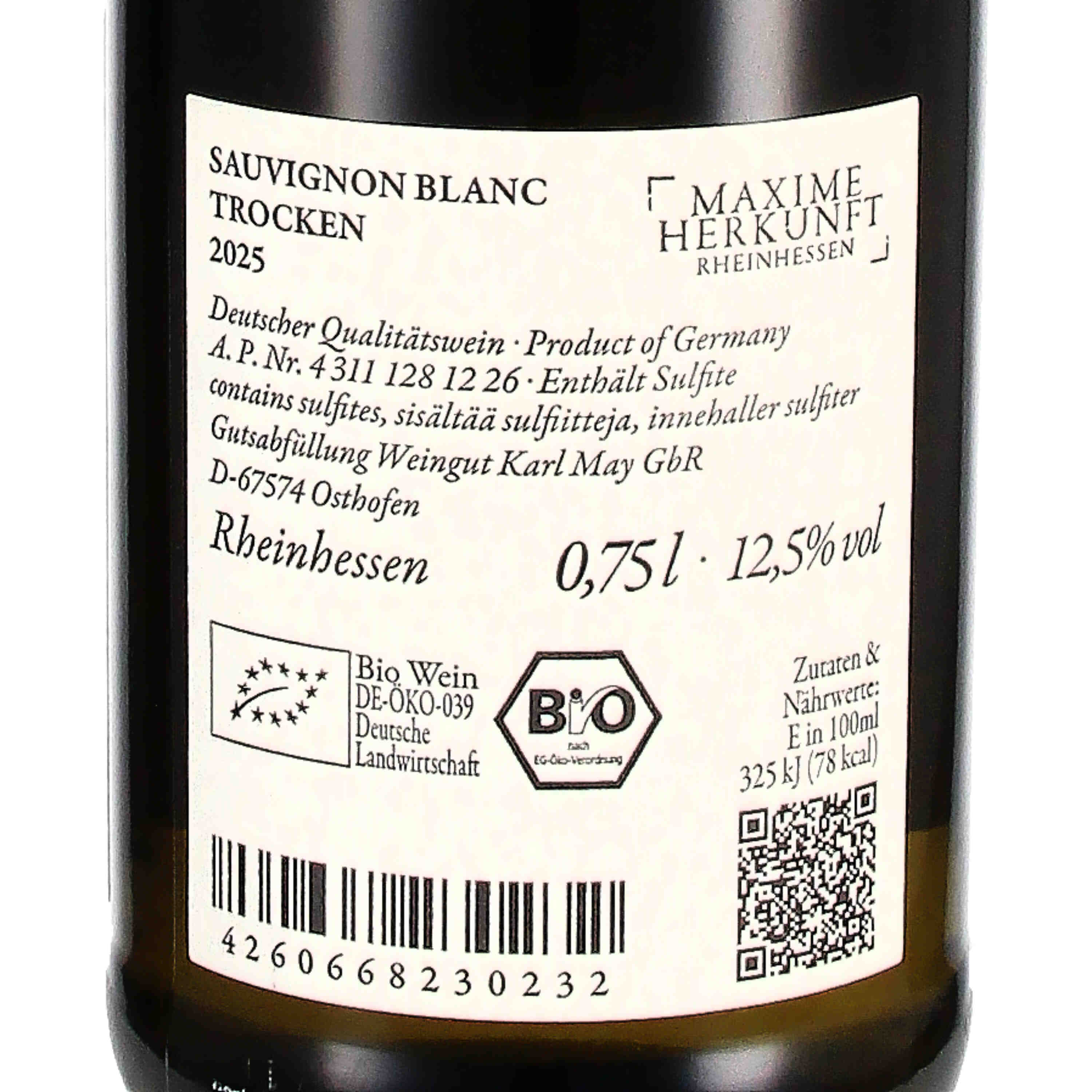 Sauvignon Blanc trocken 2025 (bio)