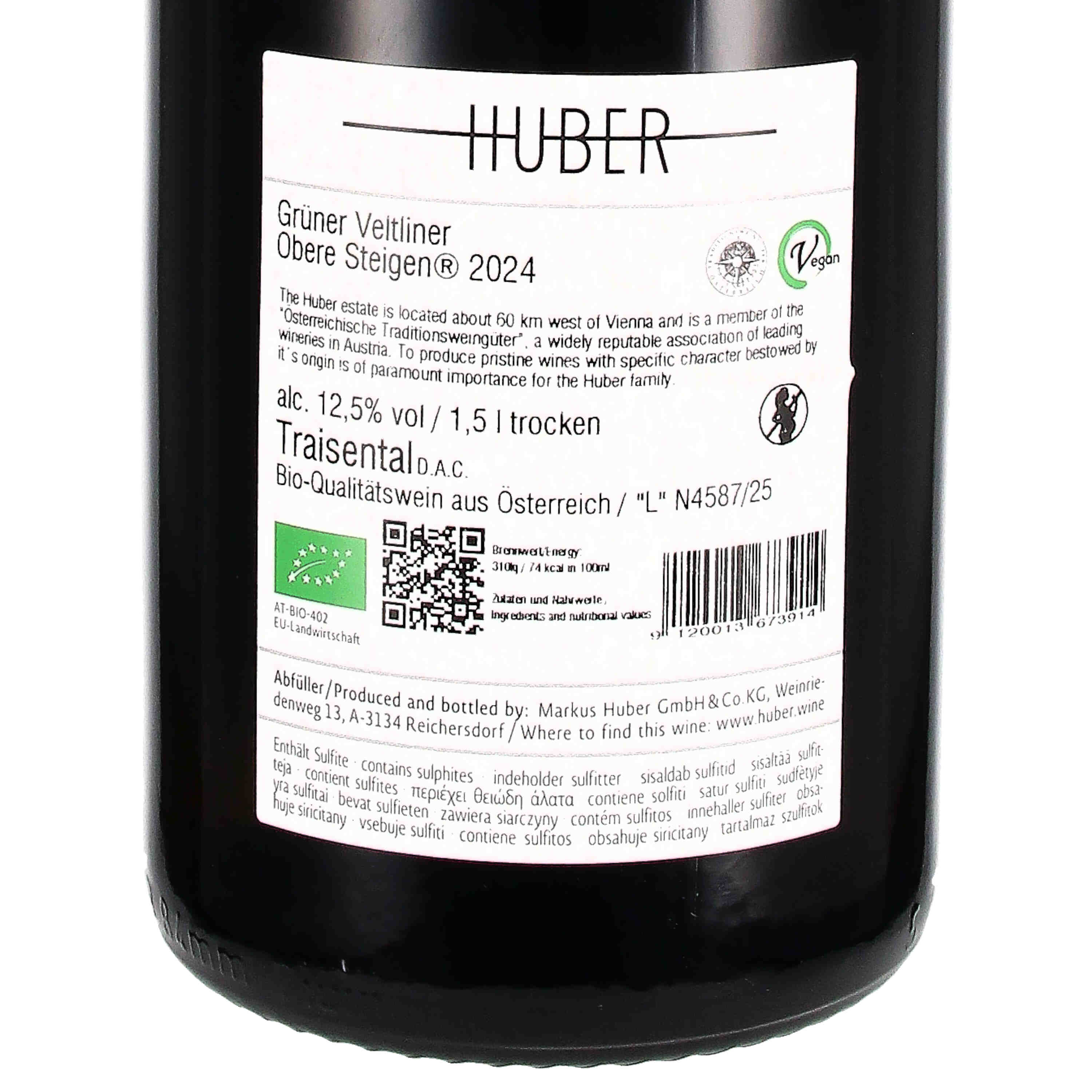 Grüner Veltliner "Obere Steigen" Traisental D.A.C. 2024 - Magnum (bio)