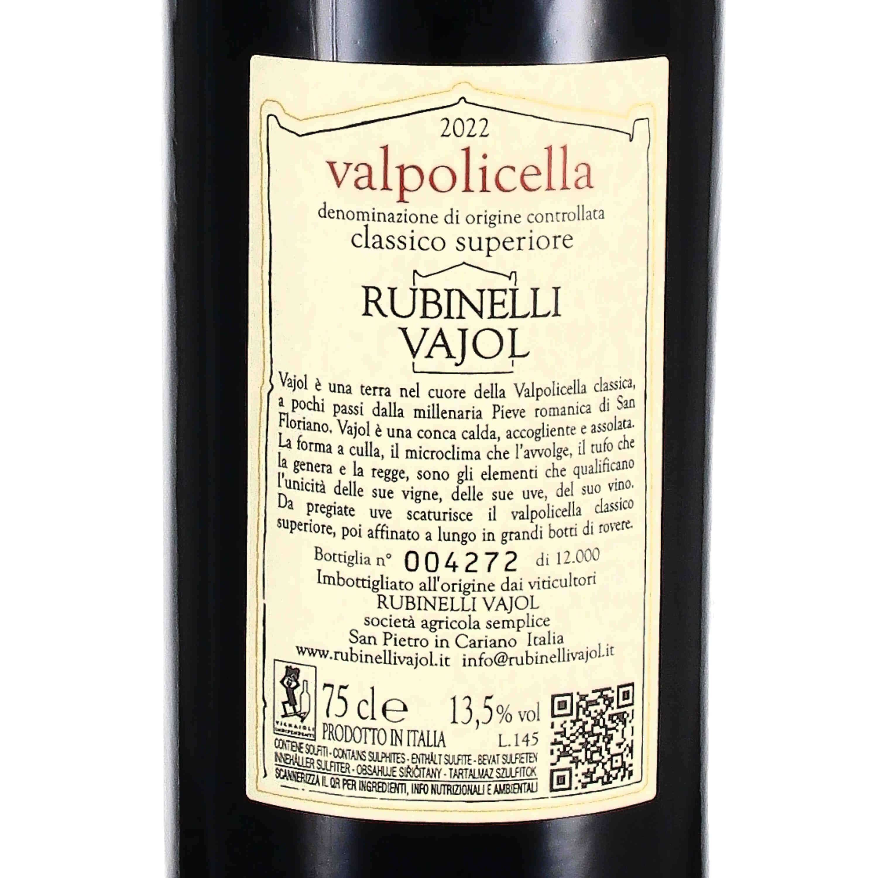 Valpolicella Classico Superiore DOC 2022