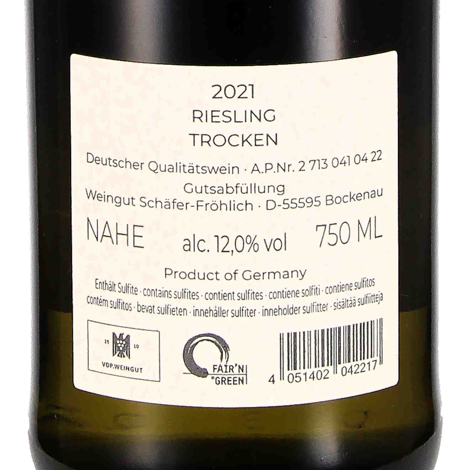 Riesling Nahe  2021 QW