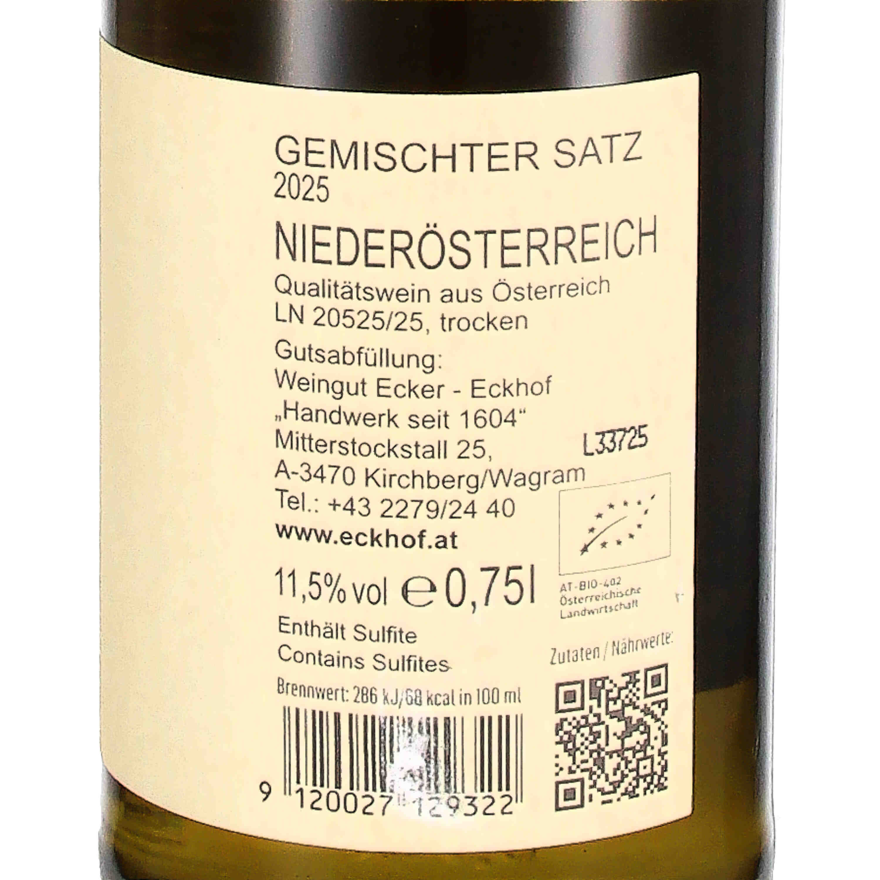 Gemischter Satz 2025 (bio)