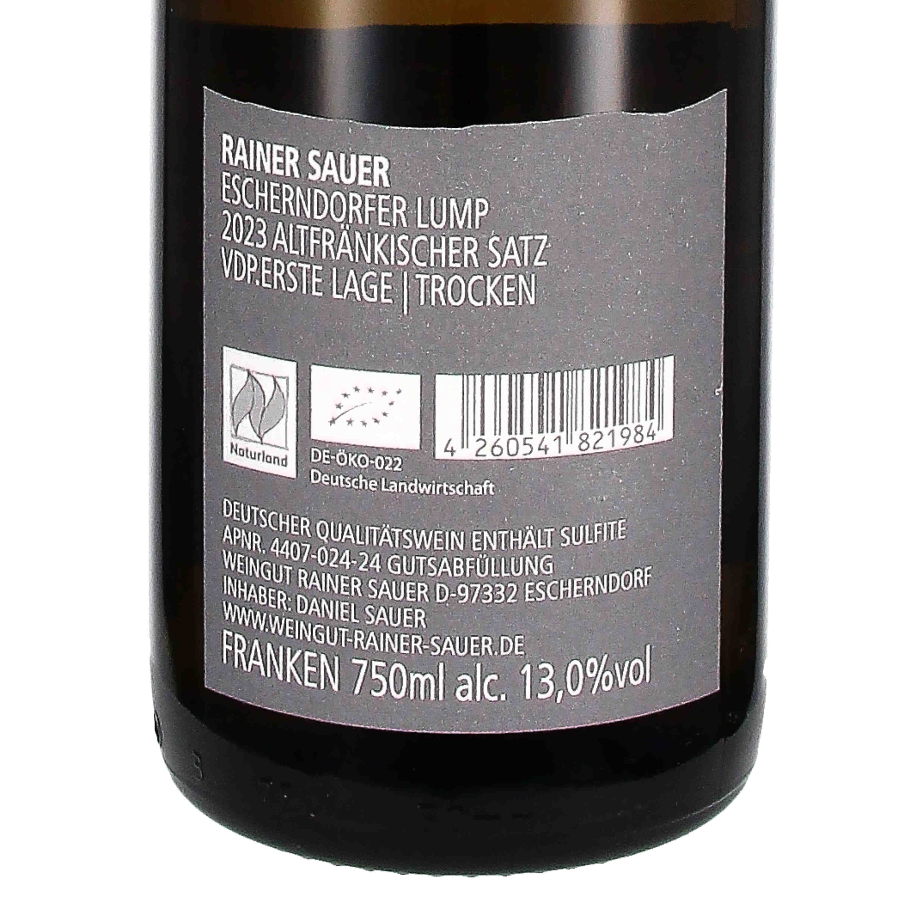 Altfränkischer Satz VDP.Erste Lage Escherndorfer Lump 2023, Qw