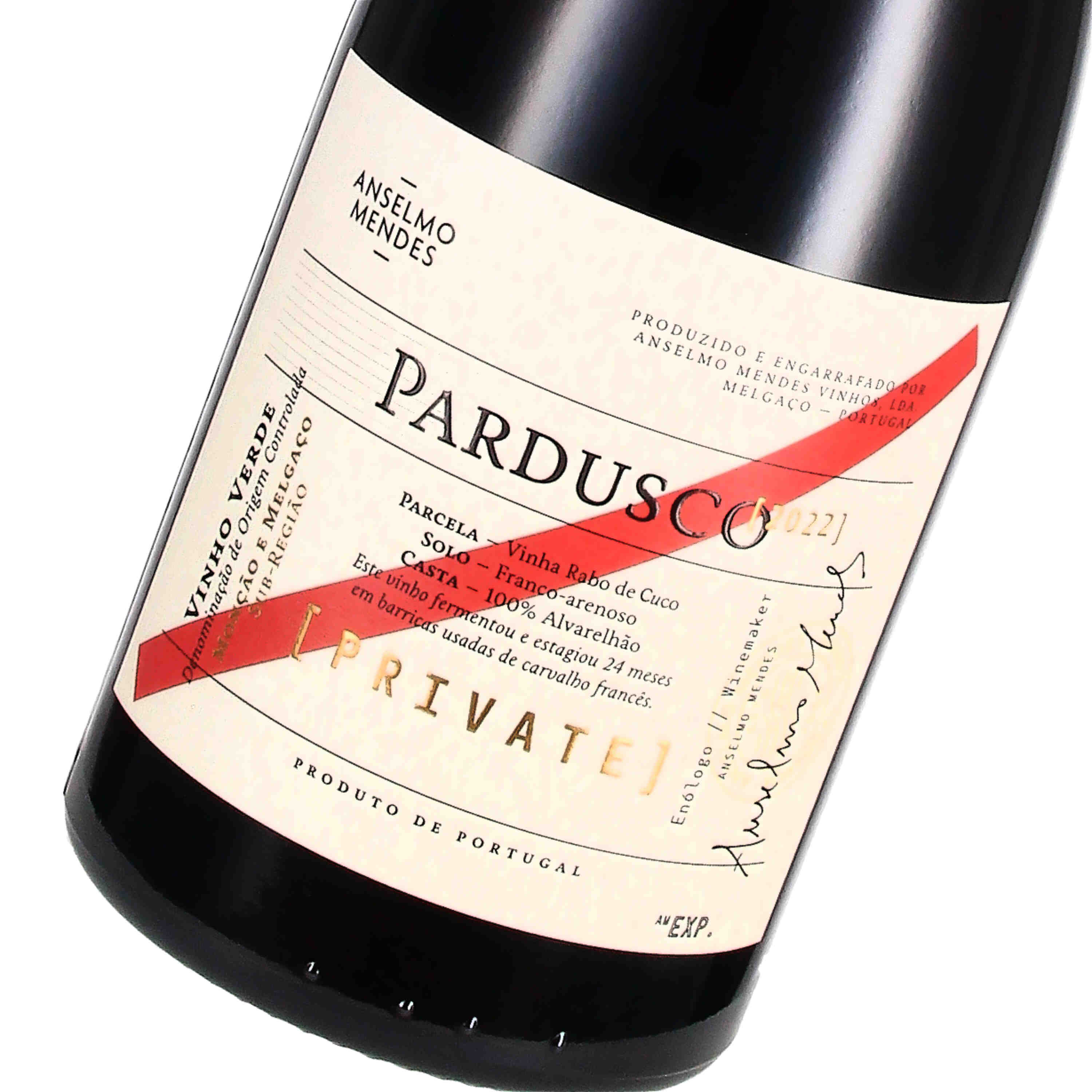 Pardusco PRIVATE Vinho Verde Tinto 2022