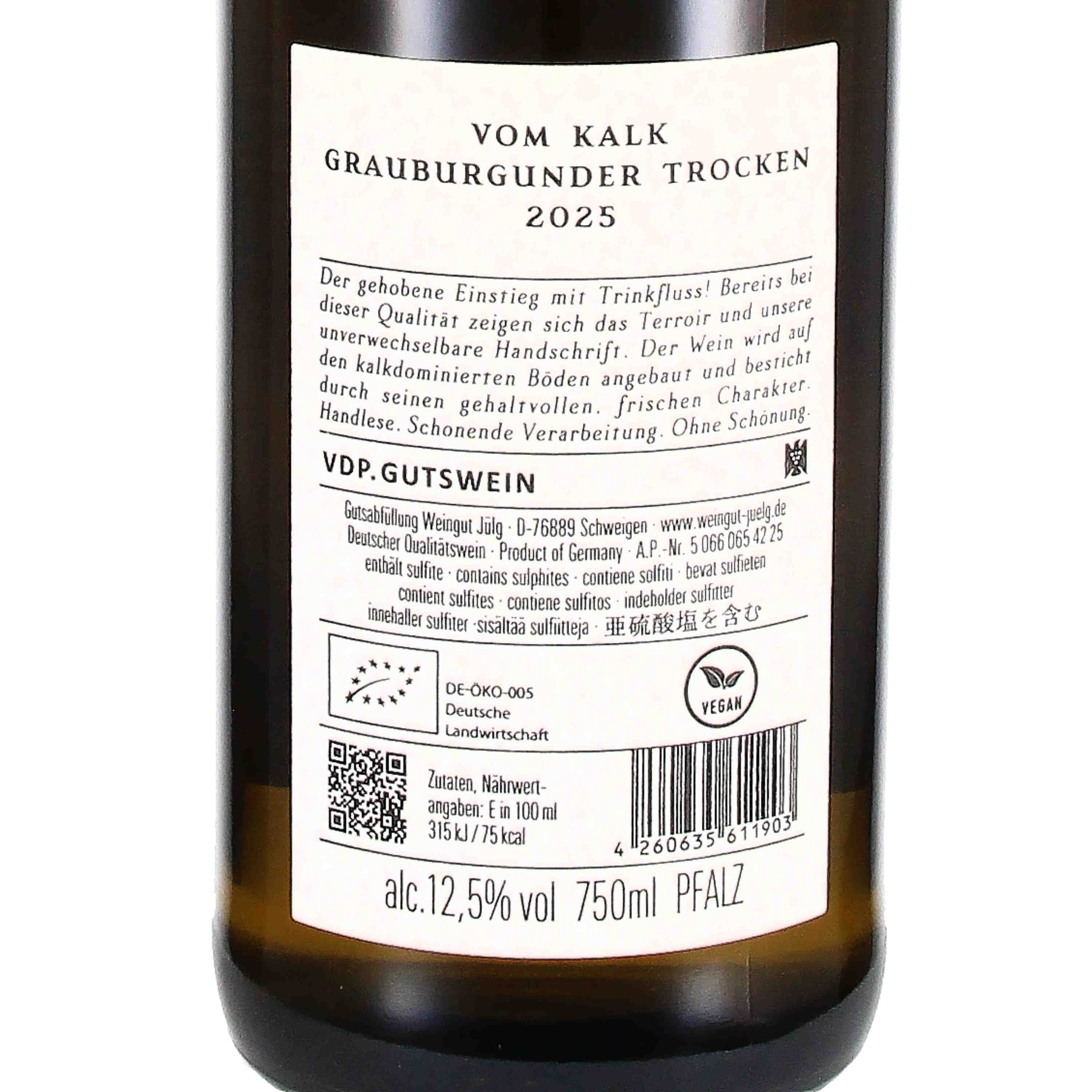 Grauburgunder "vom Kalk" VDP.Gutswein 2025