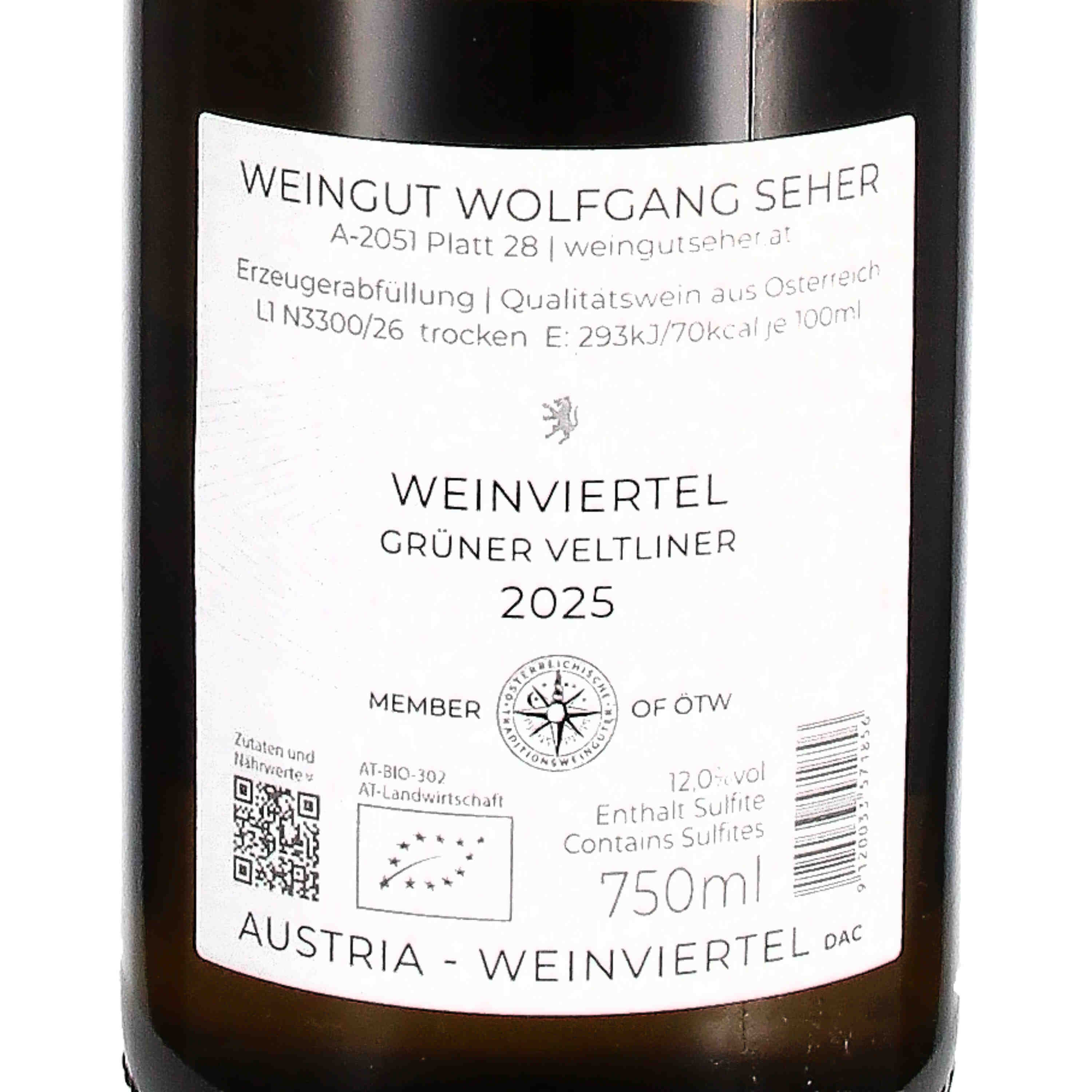 Grüner Veltliner Weinviertel DAC 2025 (bio)