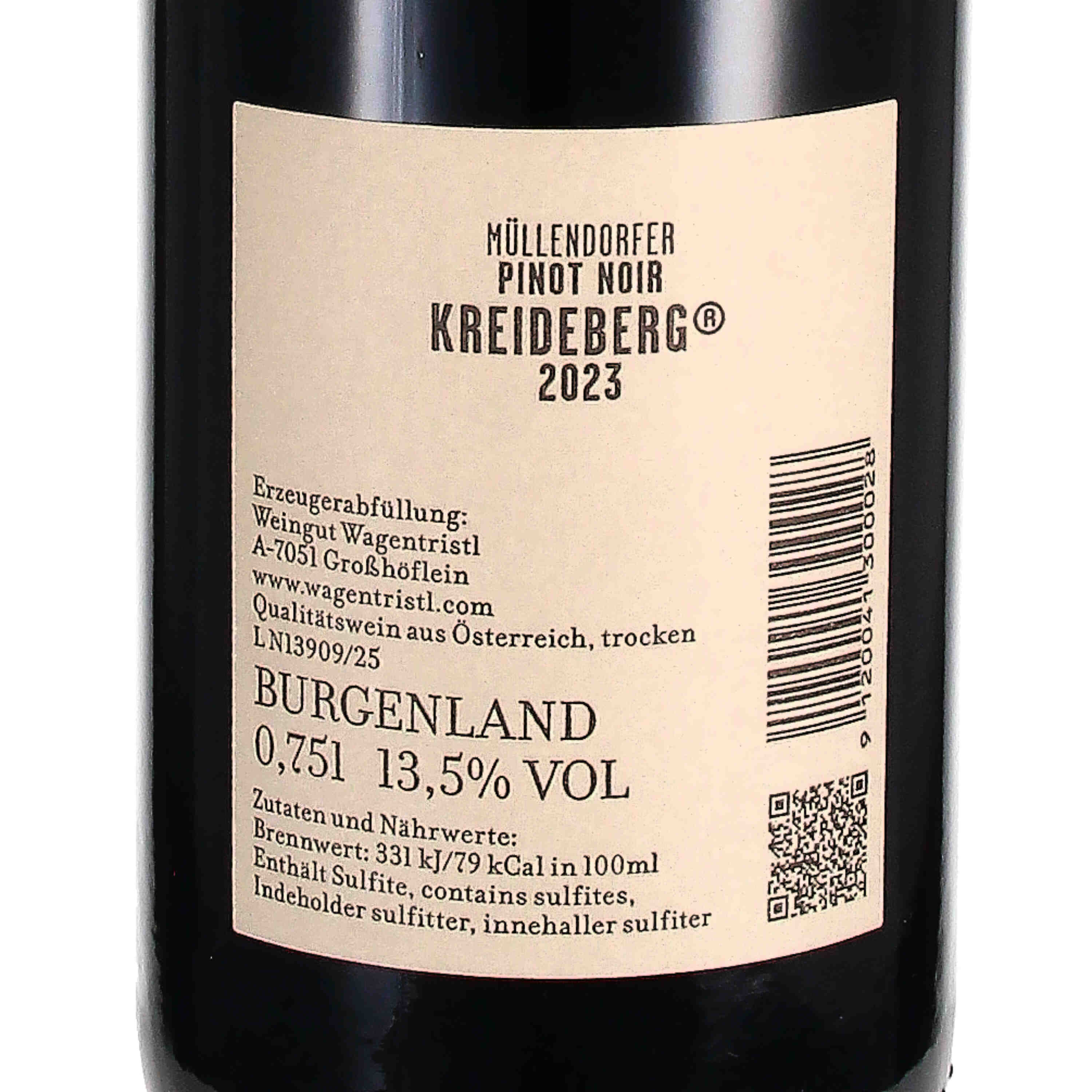 Pinot Noir Kreideberg 2023, Qw