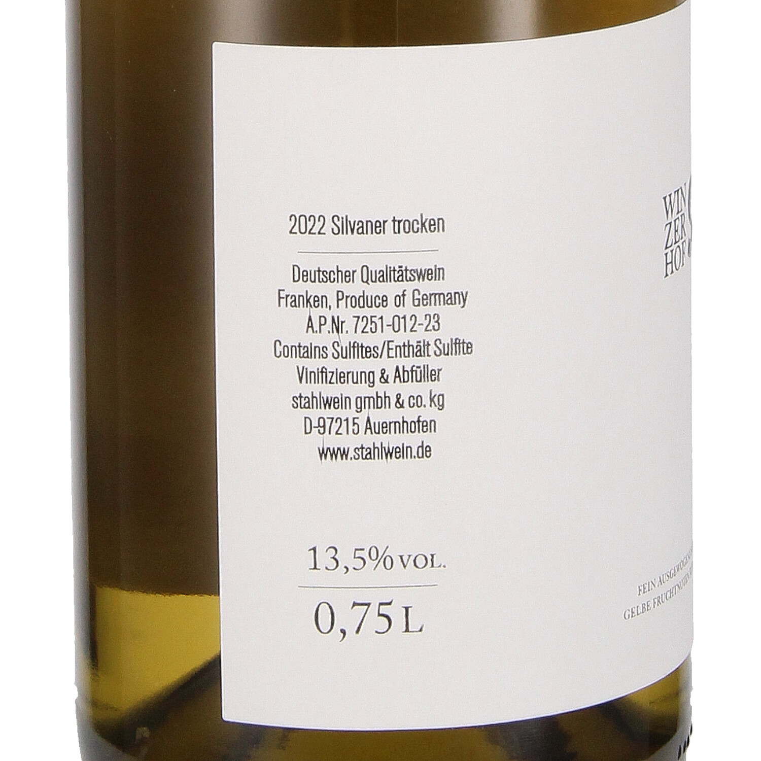 Silvaner BEST OF 2022, Qw
