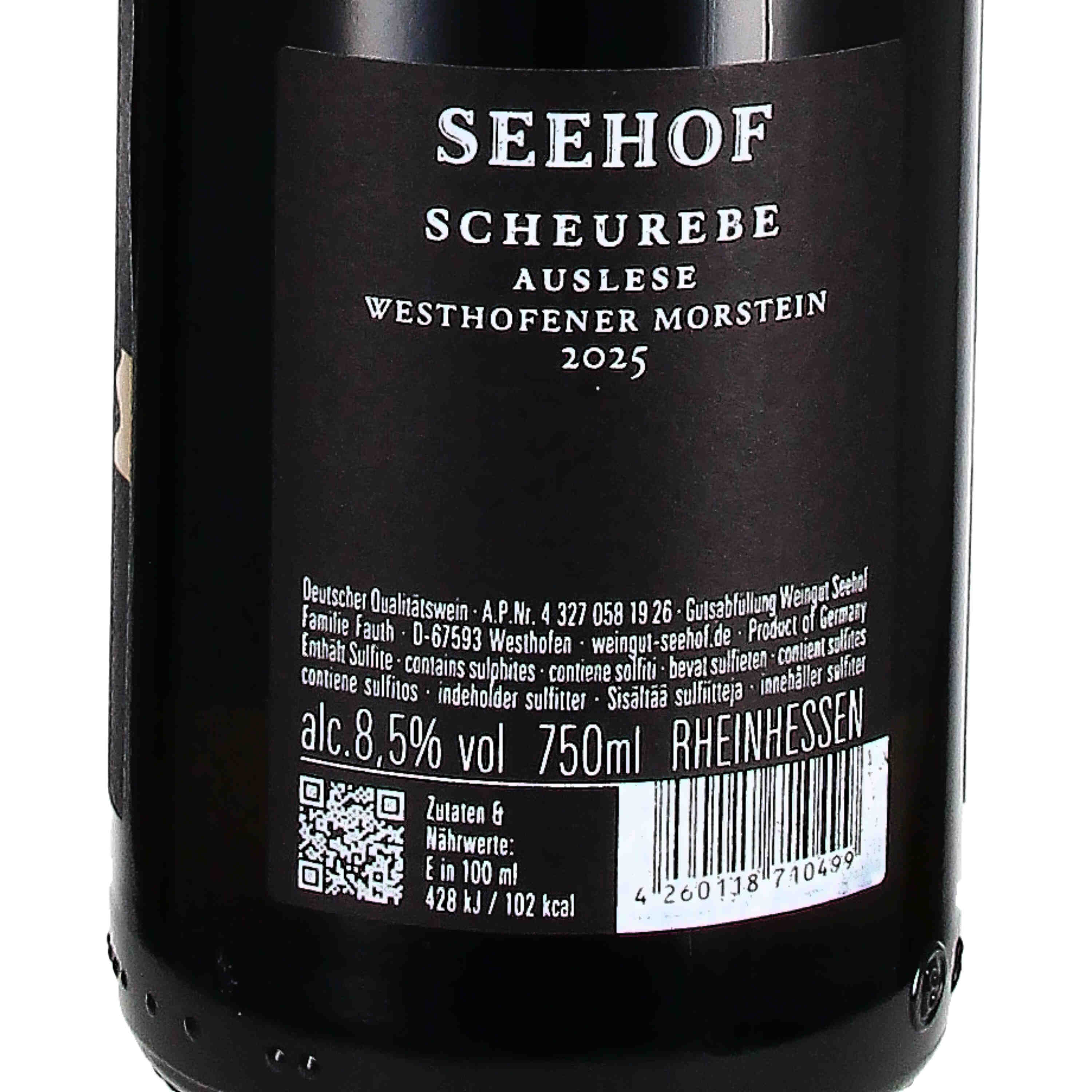 Scheurebe Auslese "Morstein" QbA 2025