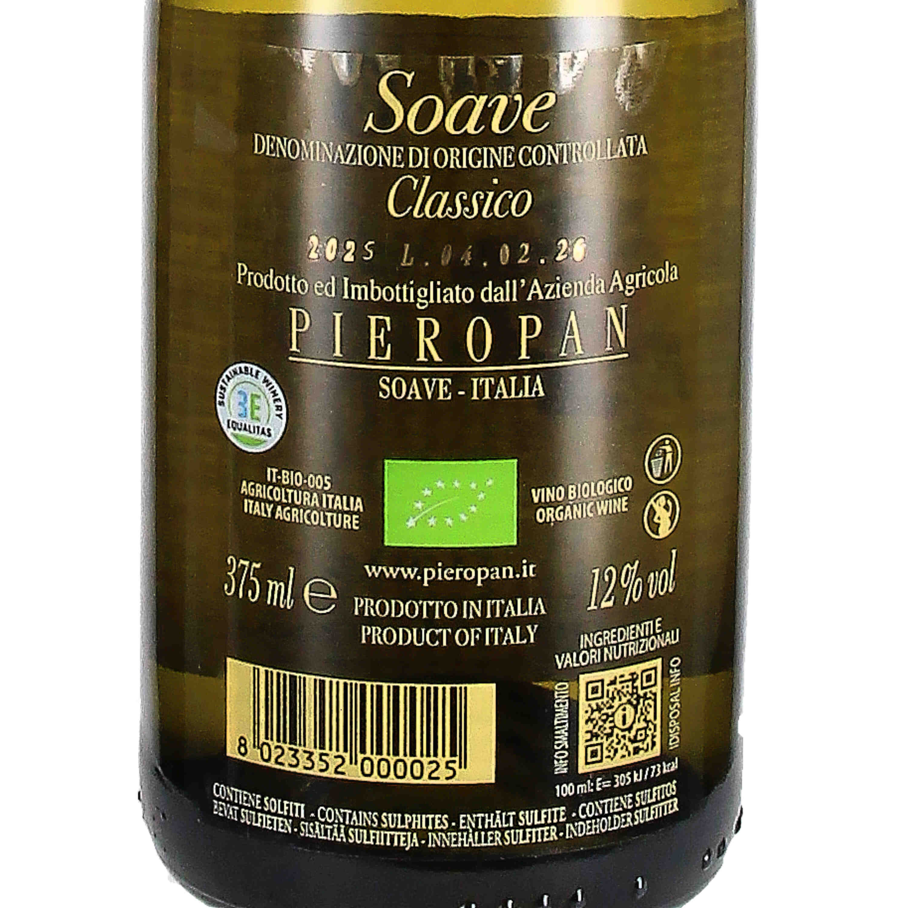 Soave Classico DOC 2025 (bio) - halbe Flasche