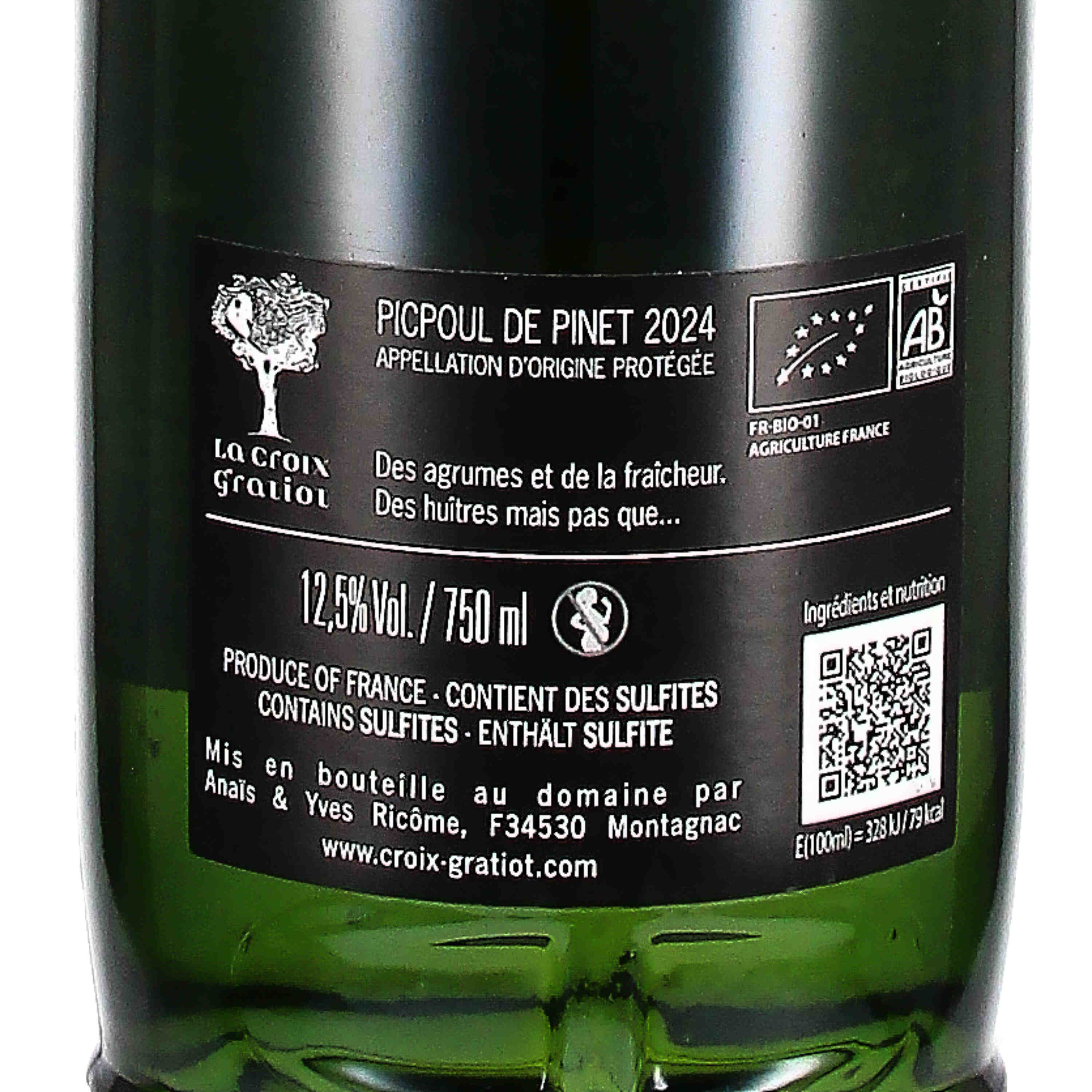Picpoul de Pinet AOP 2024  (bio)