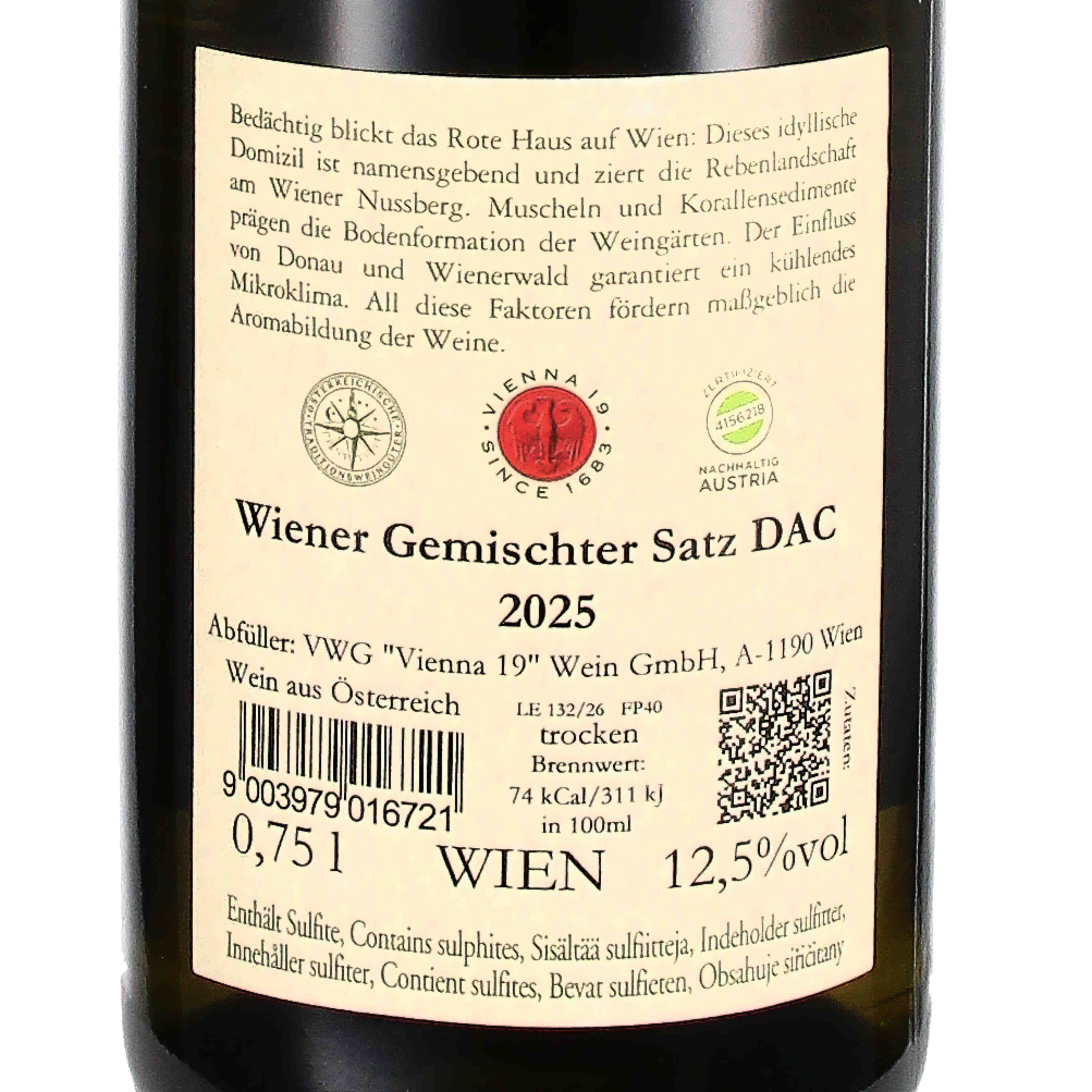 Wiener Gemischter Satz DAC 2025, Rotes Haus