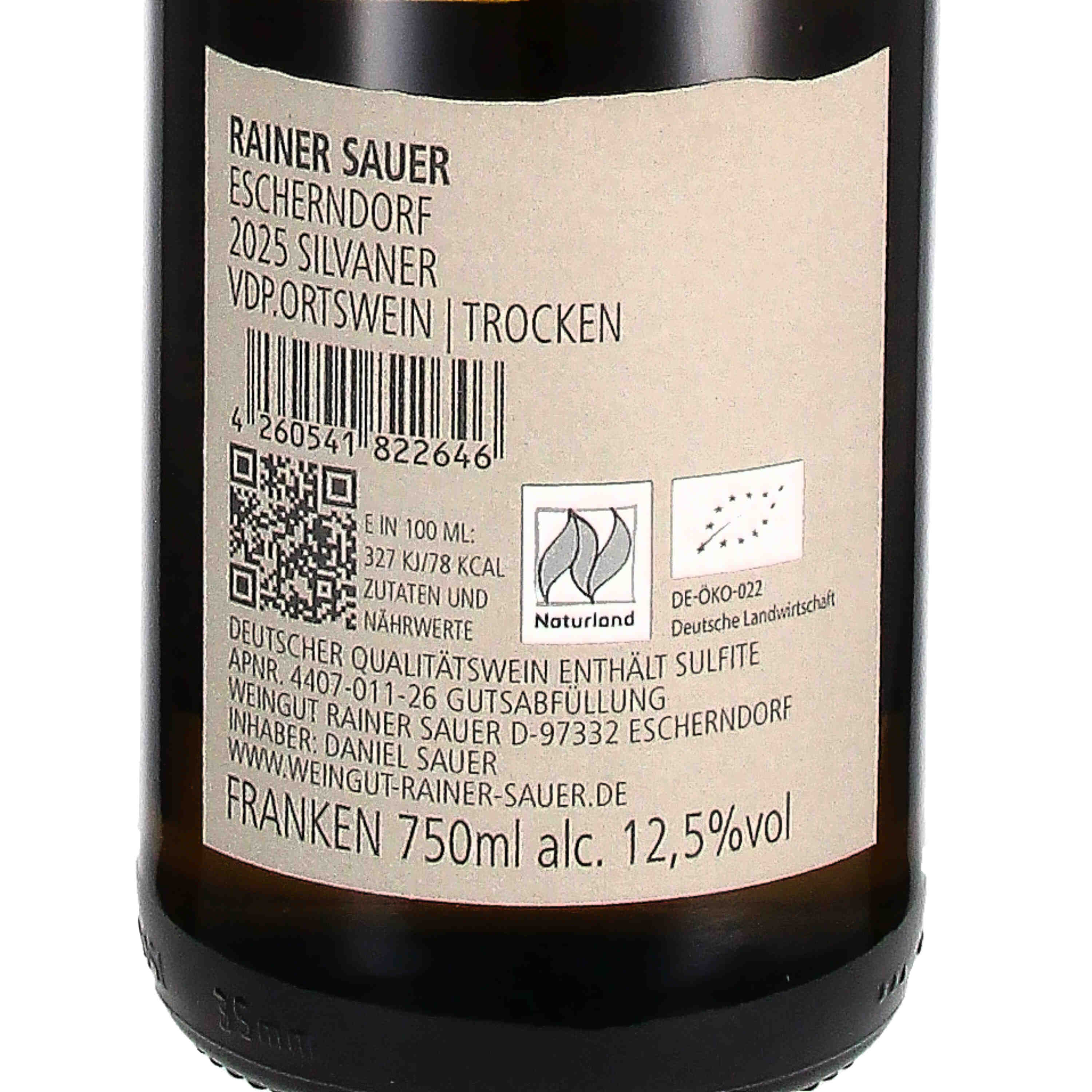 Silvaner Escherndorf "Muschelkalk" VDP.Ortswein 2025 (bio)