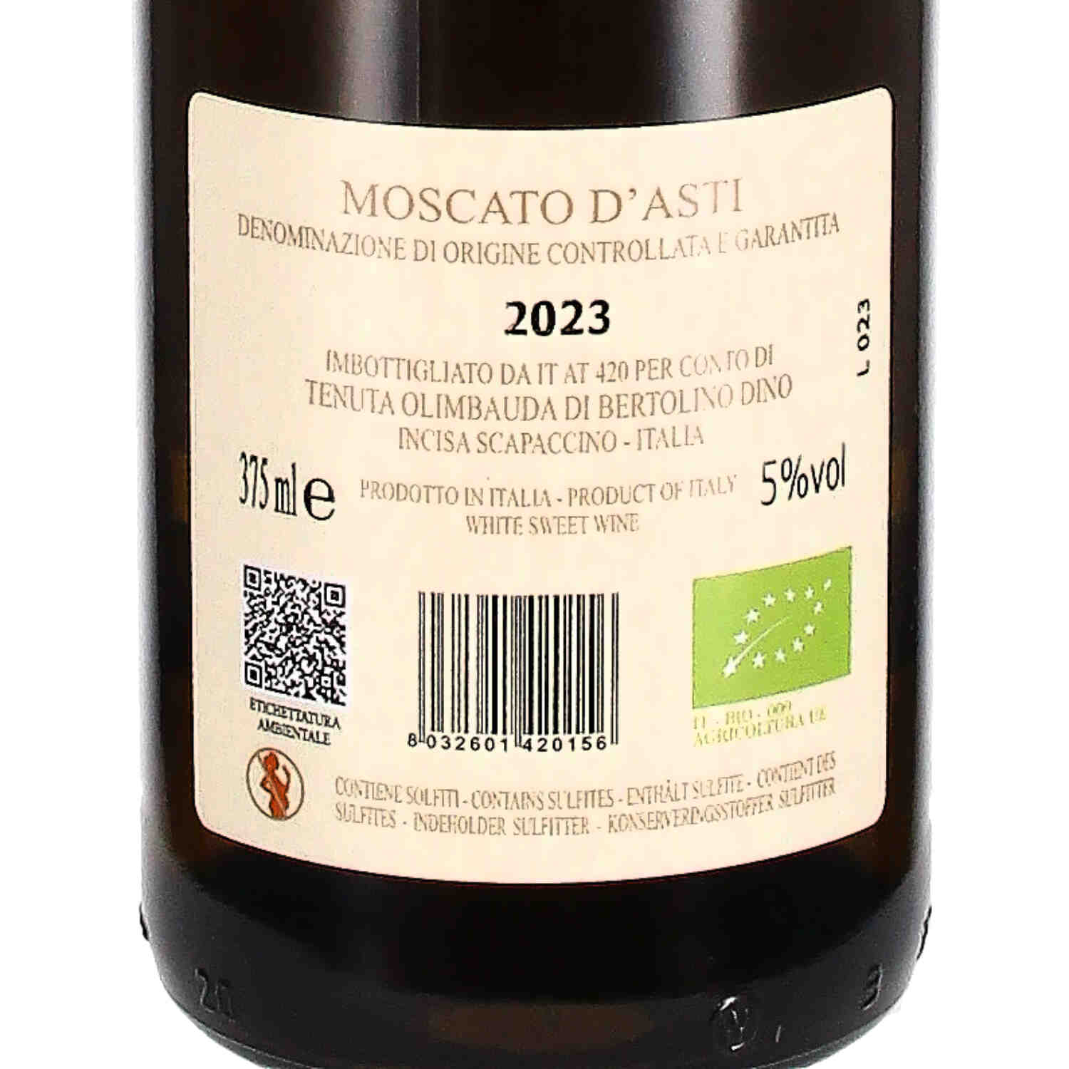 Moscato d'Asti "Centive"  DOCG 2023 - (bio) halbe Flasche