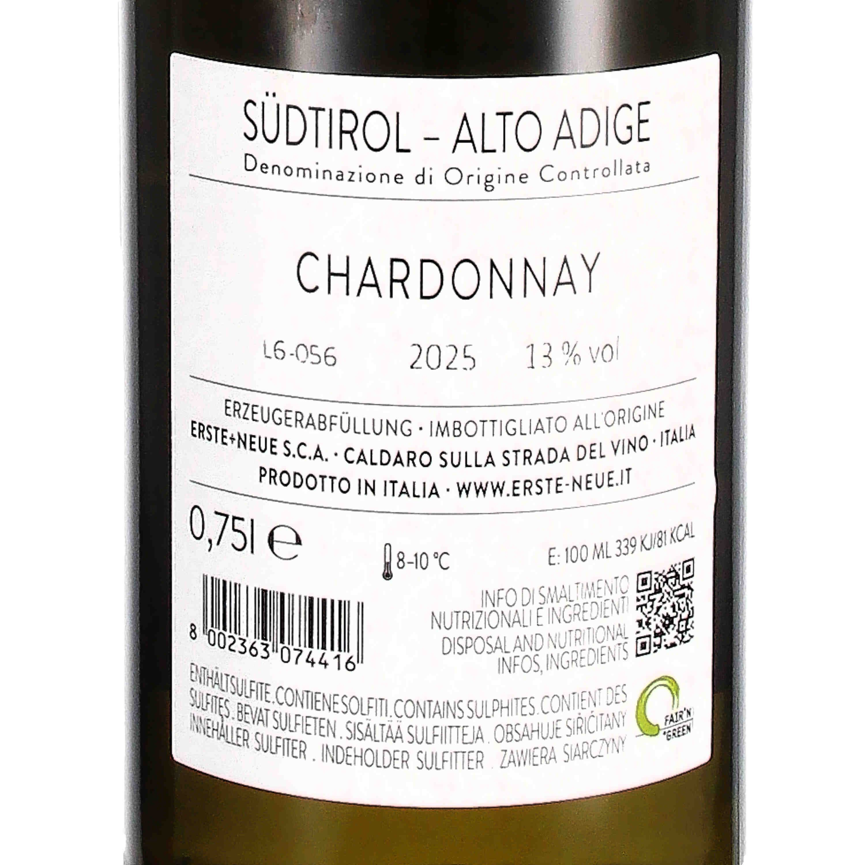 Chardonnay Südtirol DOC 2025
