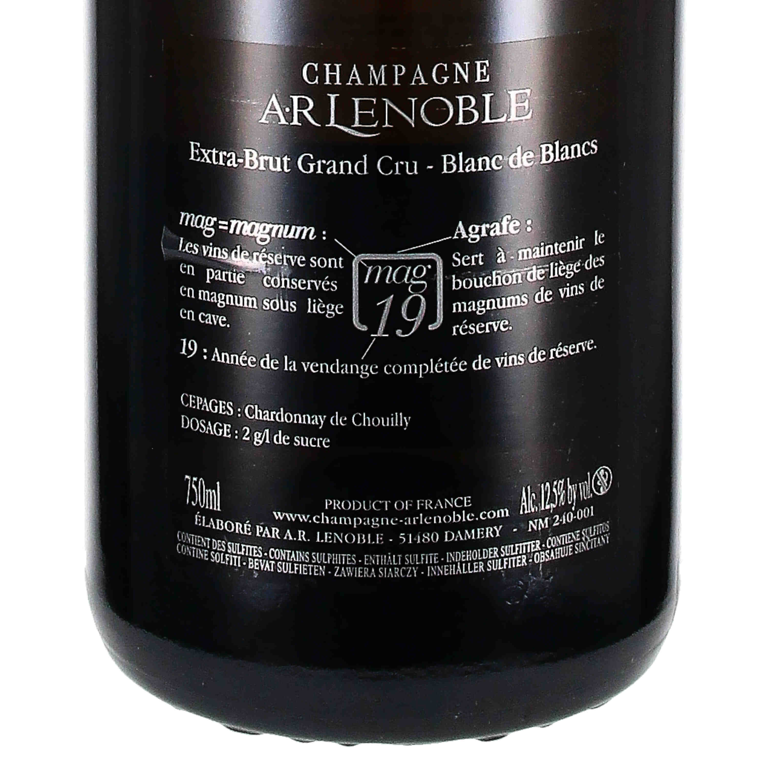 CHAMPAGNE AR LENOBLE Blanc de Blancs Grand Cru Chouilly extra-brut n.V.