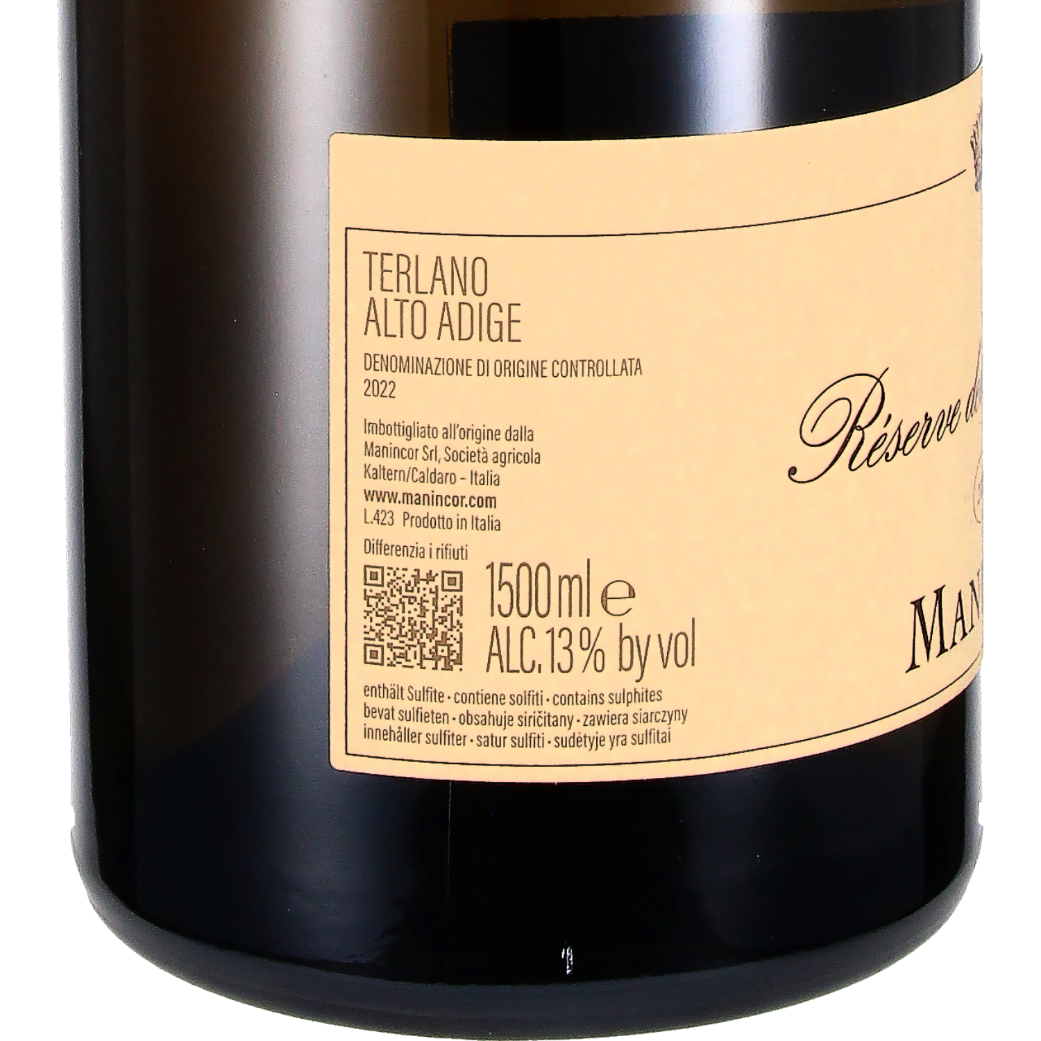 Réserve della Contessa Terlan DOC 2022(bio) - Magnum