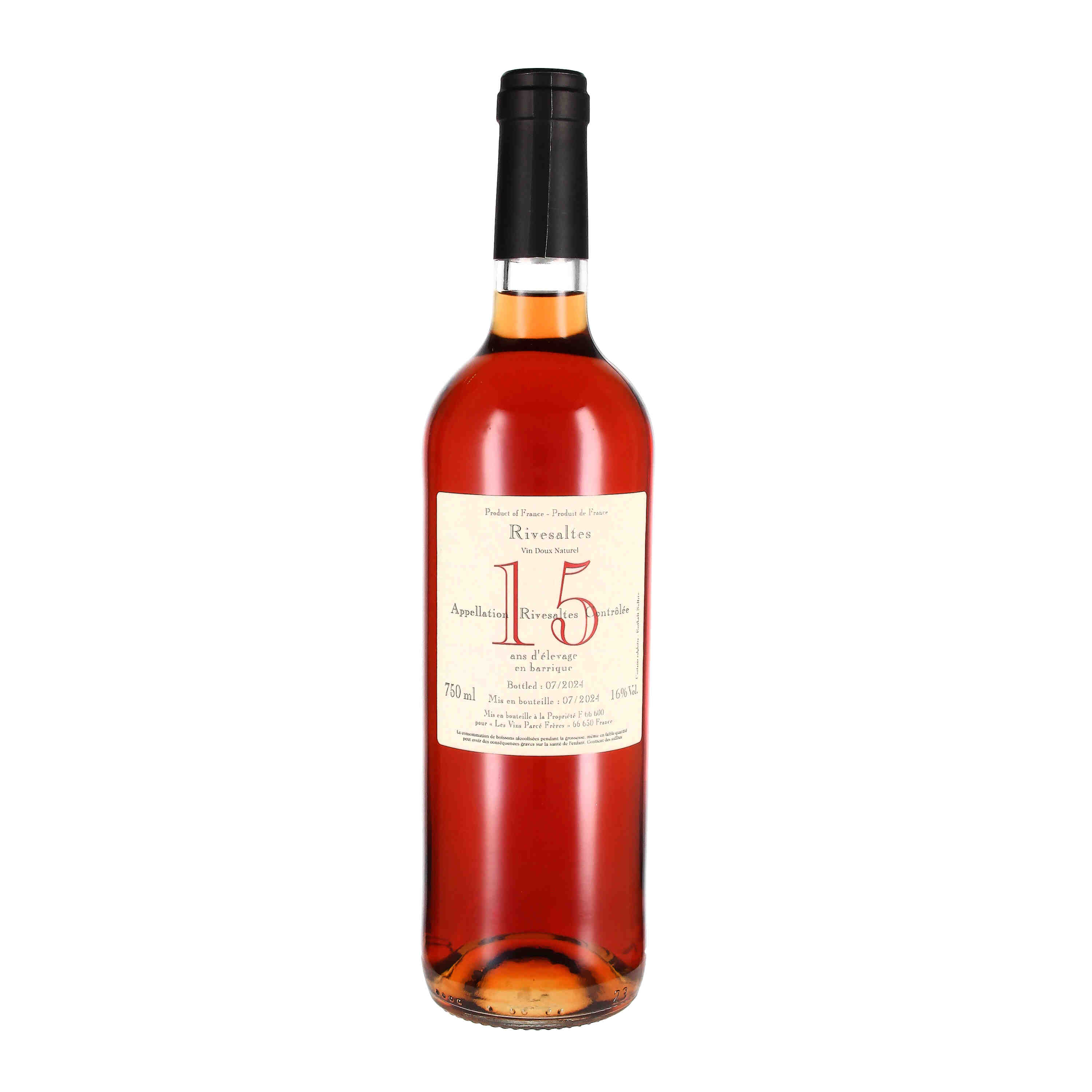 Rivesaltes 15 Ans d'Age Ambré  Vin doux naturel