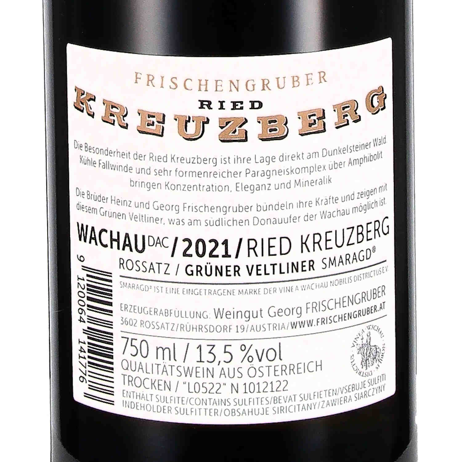 Grüner Veltliner Smaragd Kreuzberg 2021 Qw