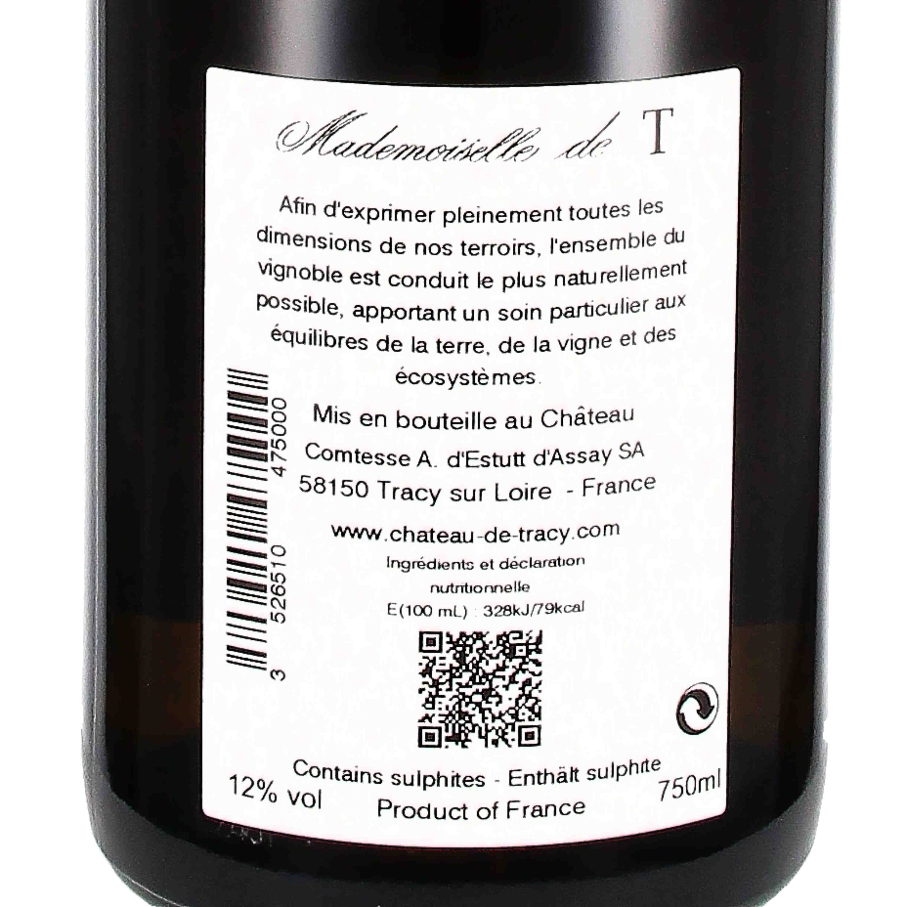 Pouilly Fumé AOC "Mademoiselle de T" 2024