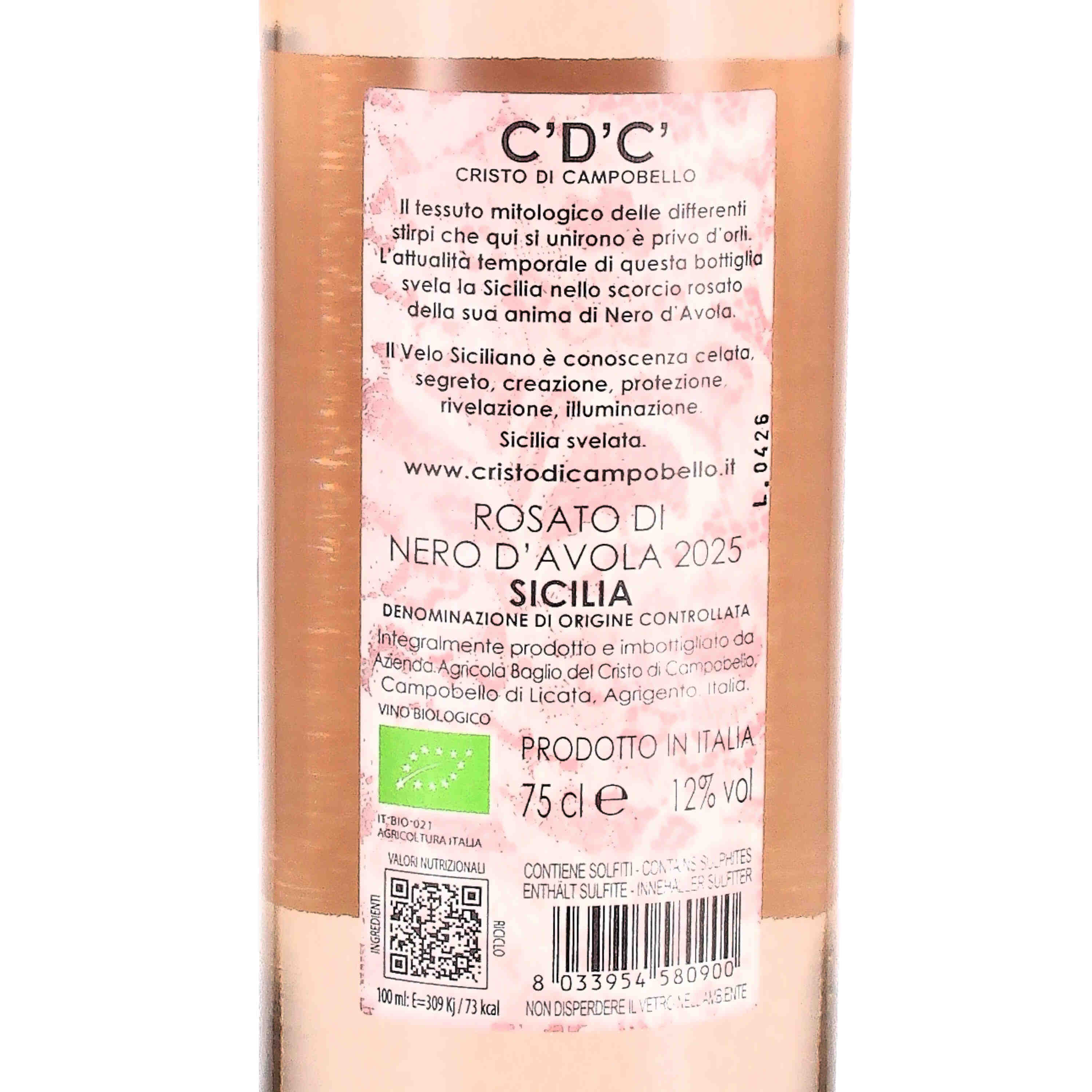 C´D´C Rosato DOC Sicilia 2025