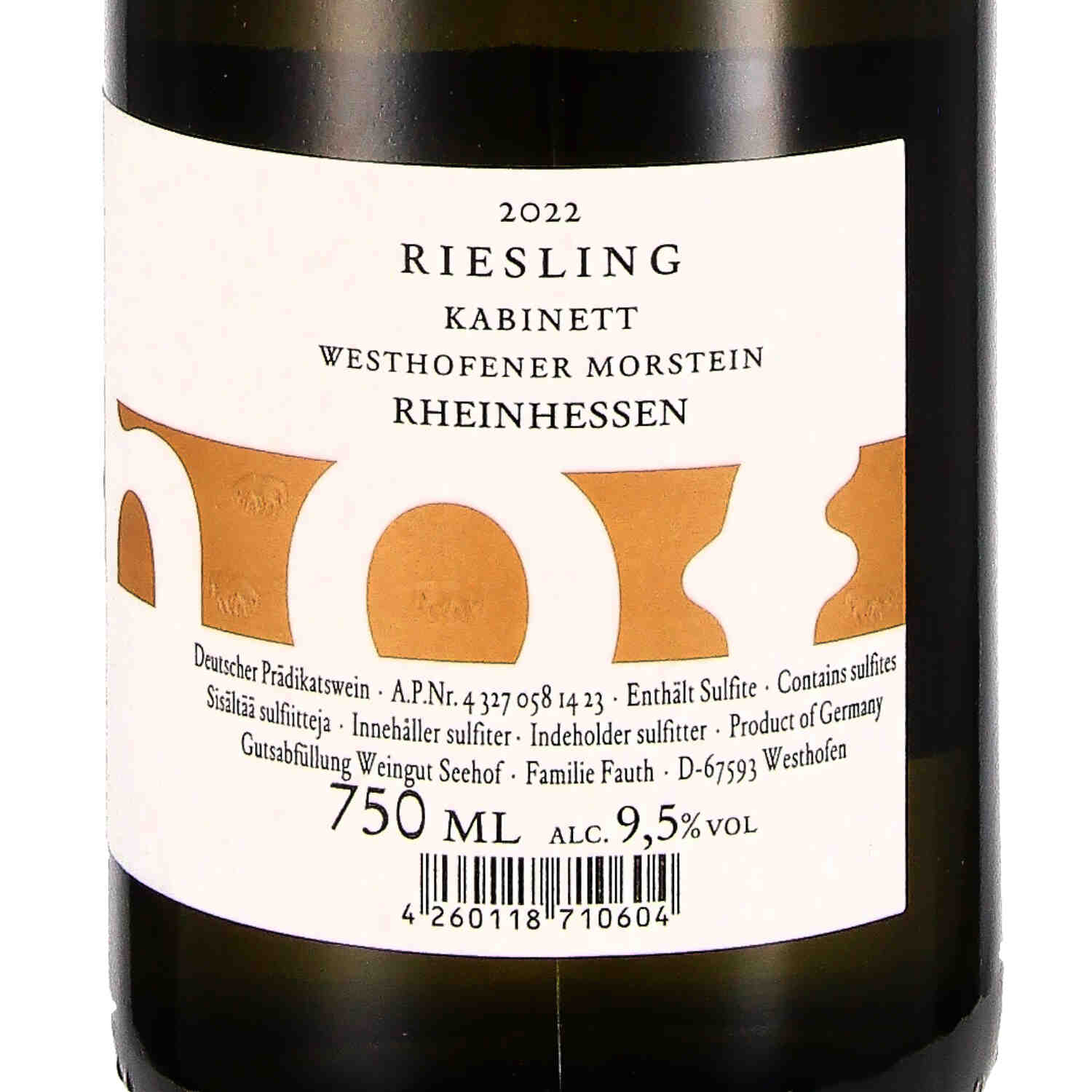 Riesling Kabinett Morstein 2022 fruchtsüß