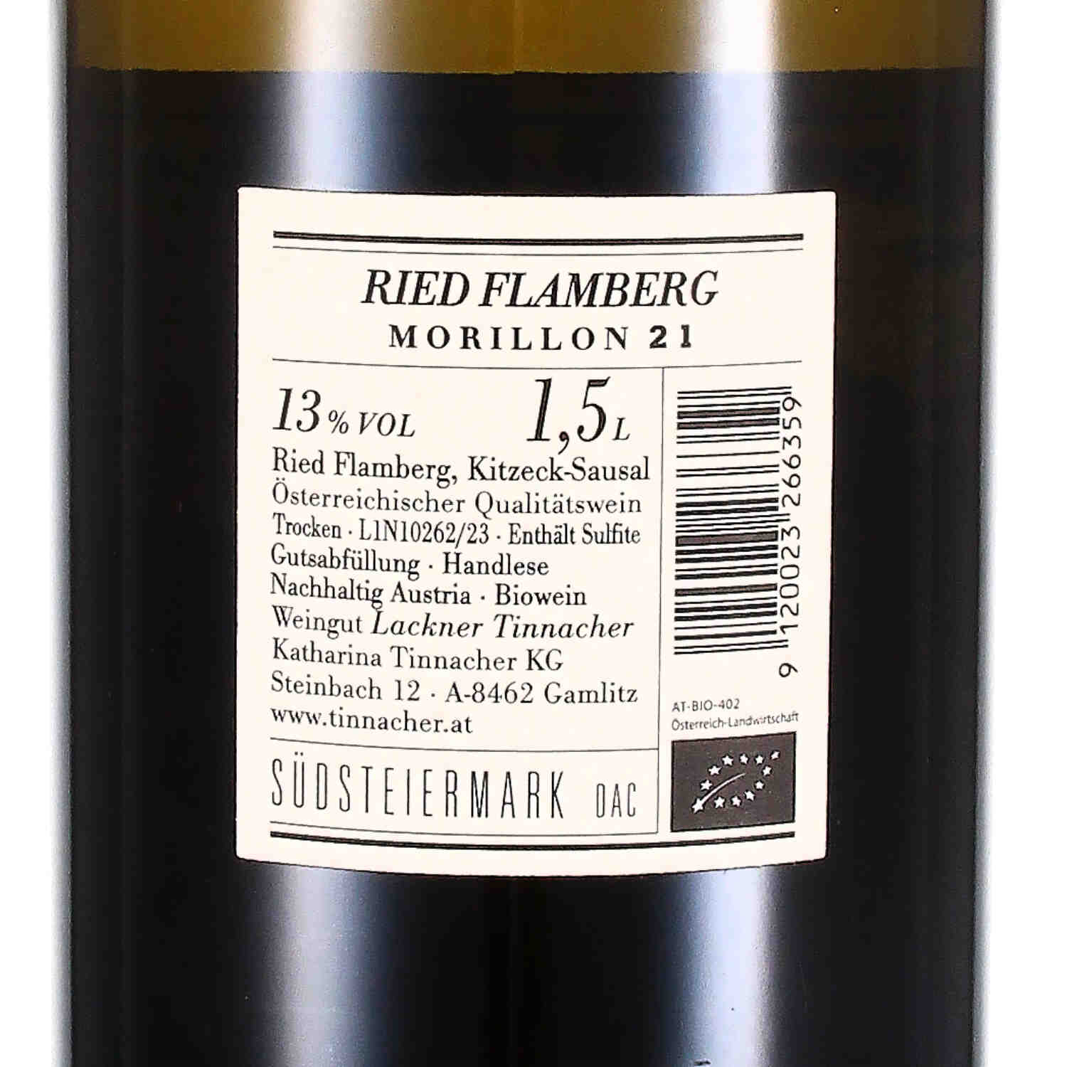 Morillon Flamberg Große STK Lage 2021 MAGNUM, Qw (bio)